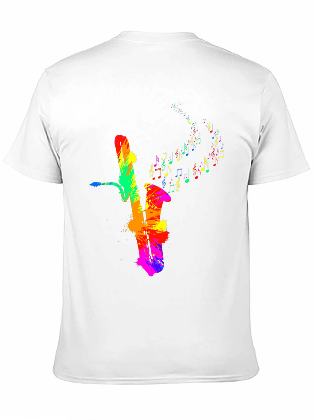 Colorful Saxophone Music T-Shirt