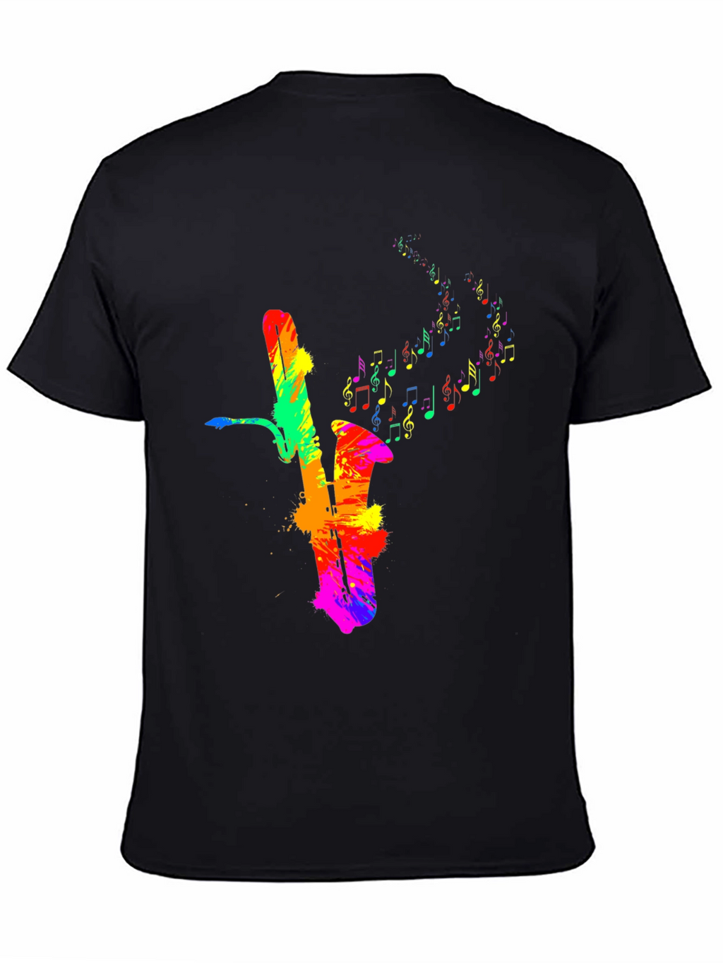 Colorful Saxophone Music T-Shirt