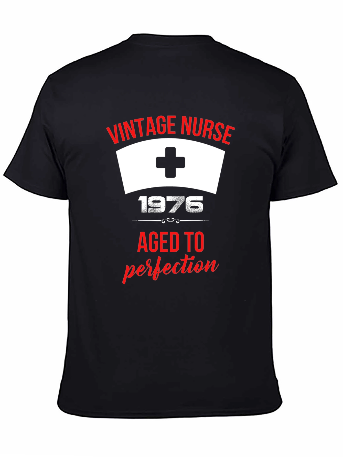 Vintage Nurse 1976 Aged To Perfection Graphic T-Shirt