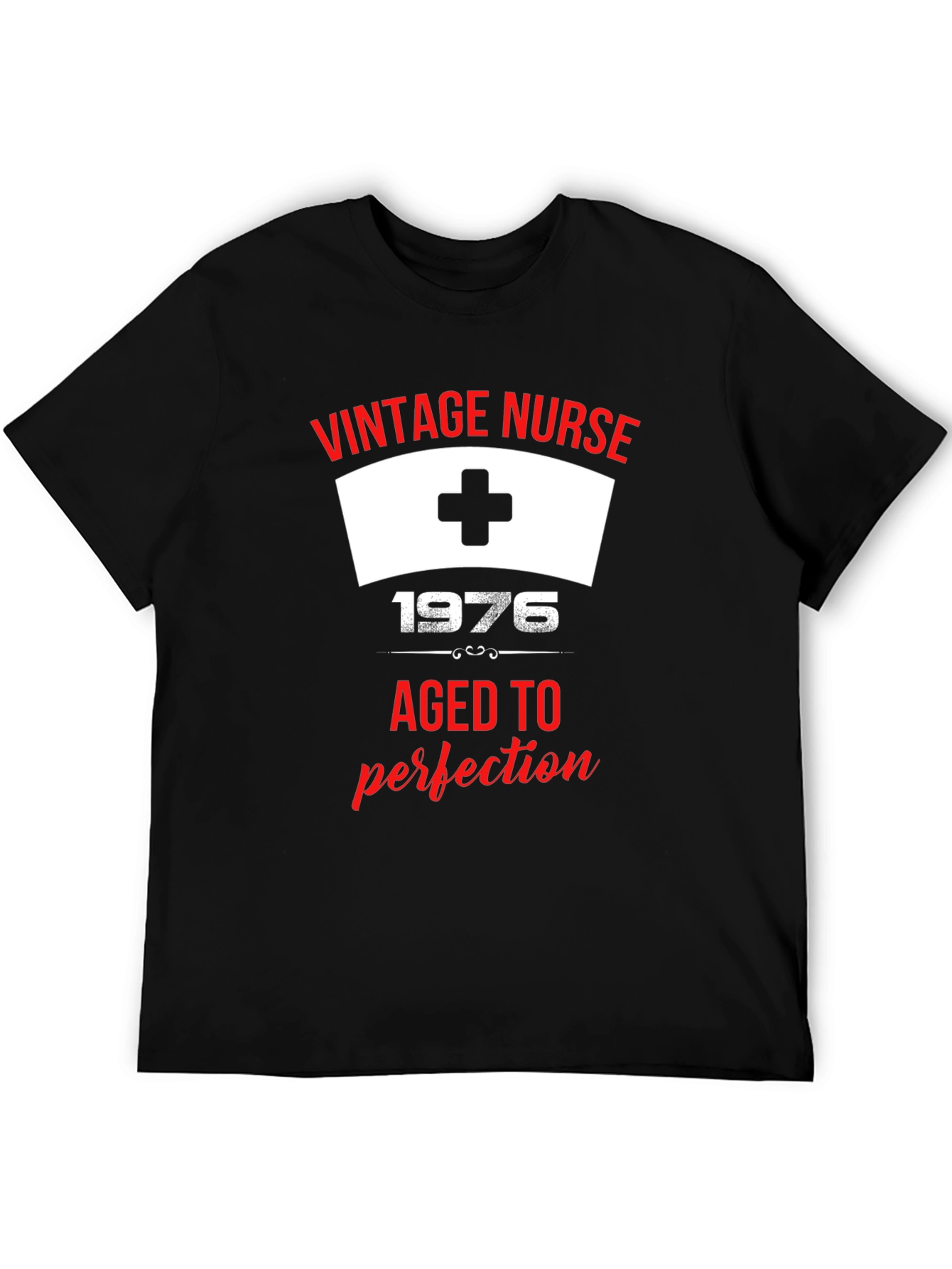 Vintage Nurse 1976 Aged To Perfection Graphic T-Shirt