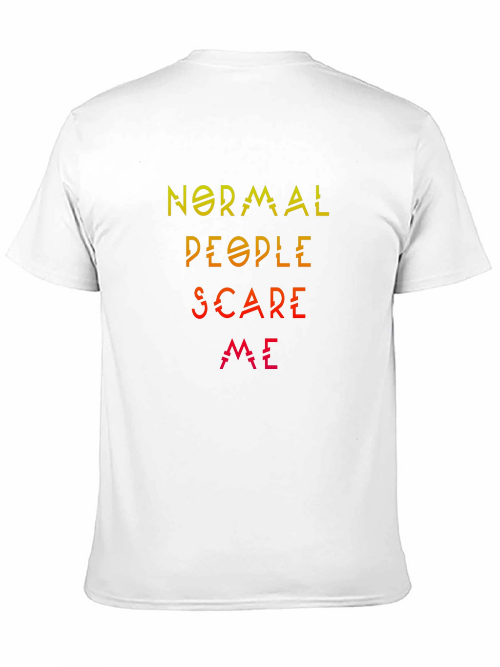 Normal People Scare Me Graphic Tee - Black