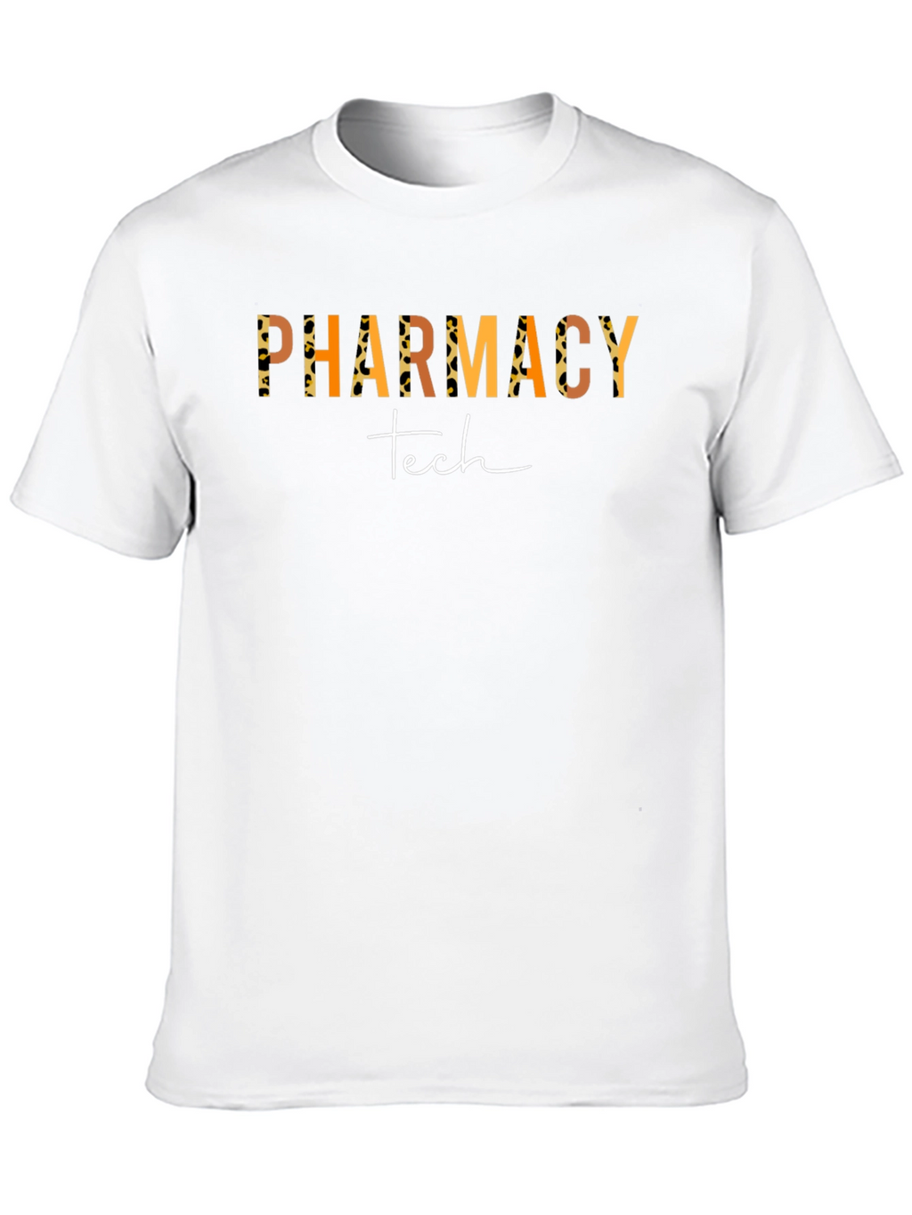 Pharmacy Tech Leopard Print T-Shirt