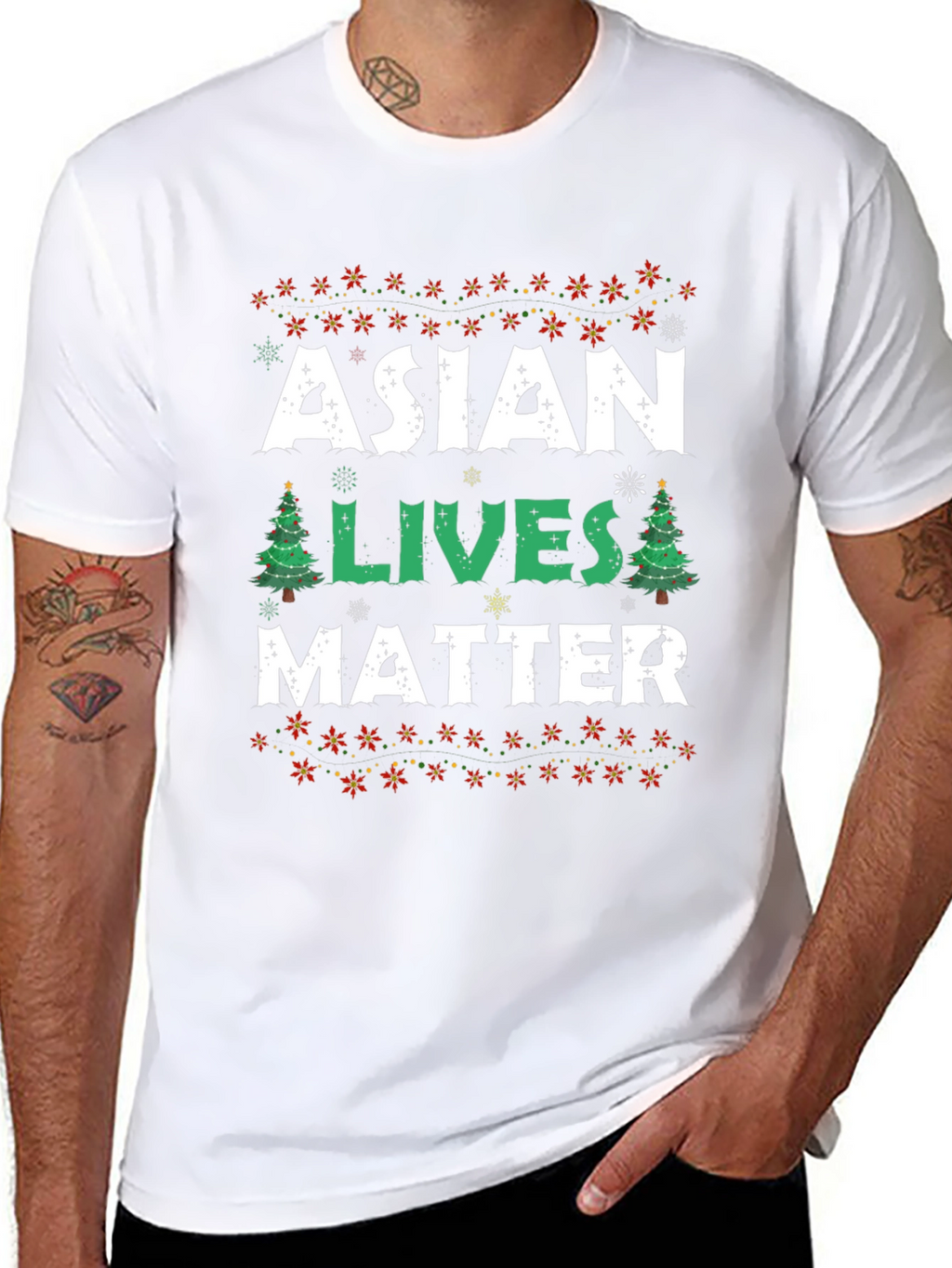 Asian Lives Matter Christmas Tee