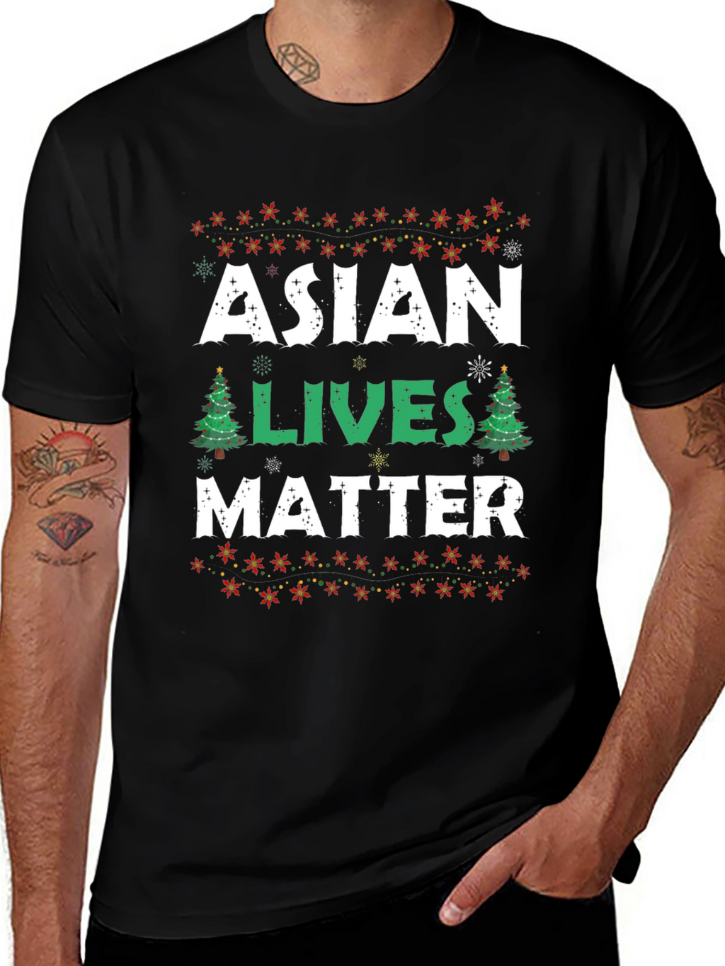 Asian Lives Matter Christmas Tee