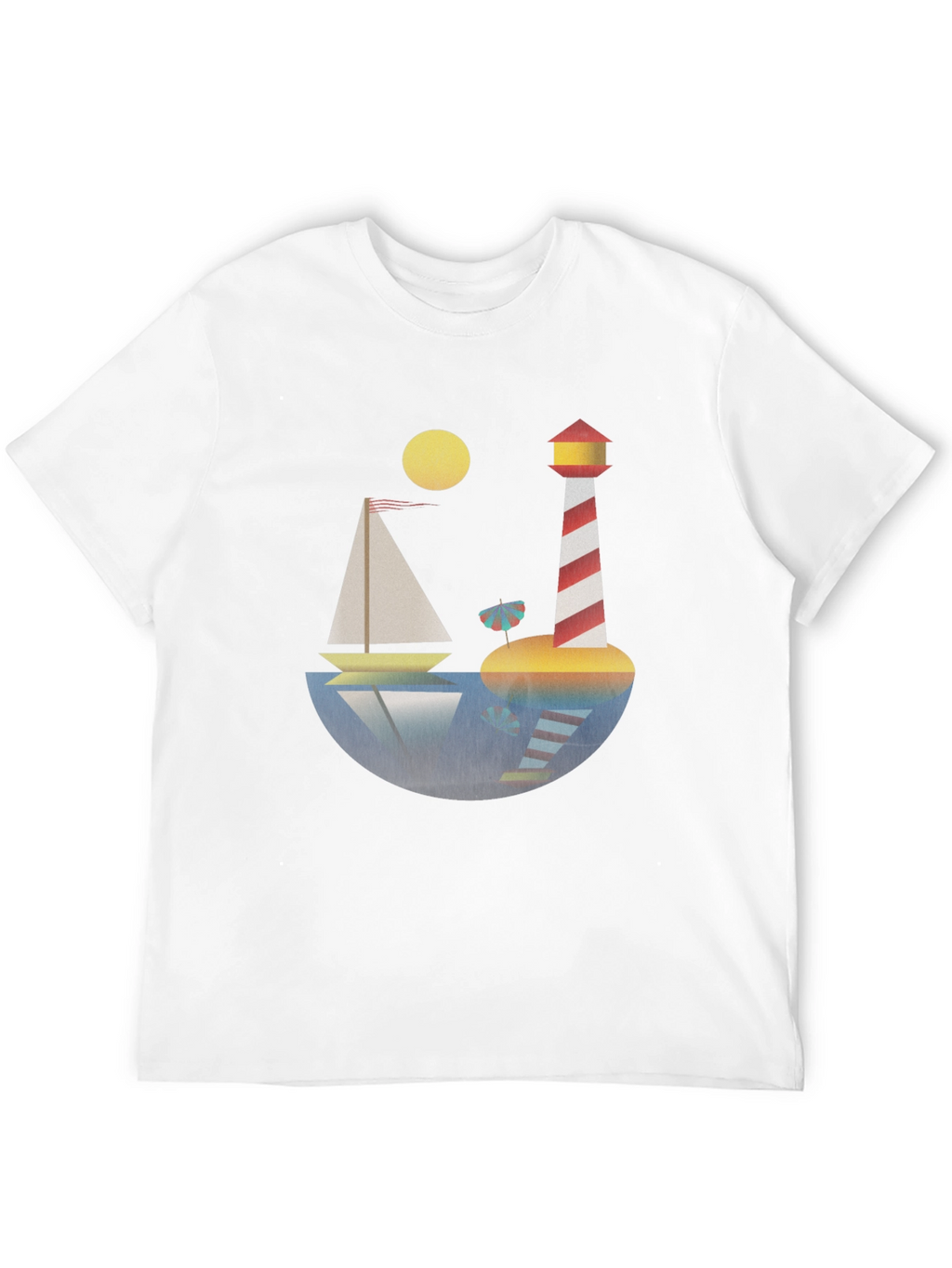 Nautical Lighthouse Graphic T-Shirt - Stylish & Unique