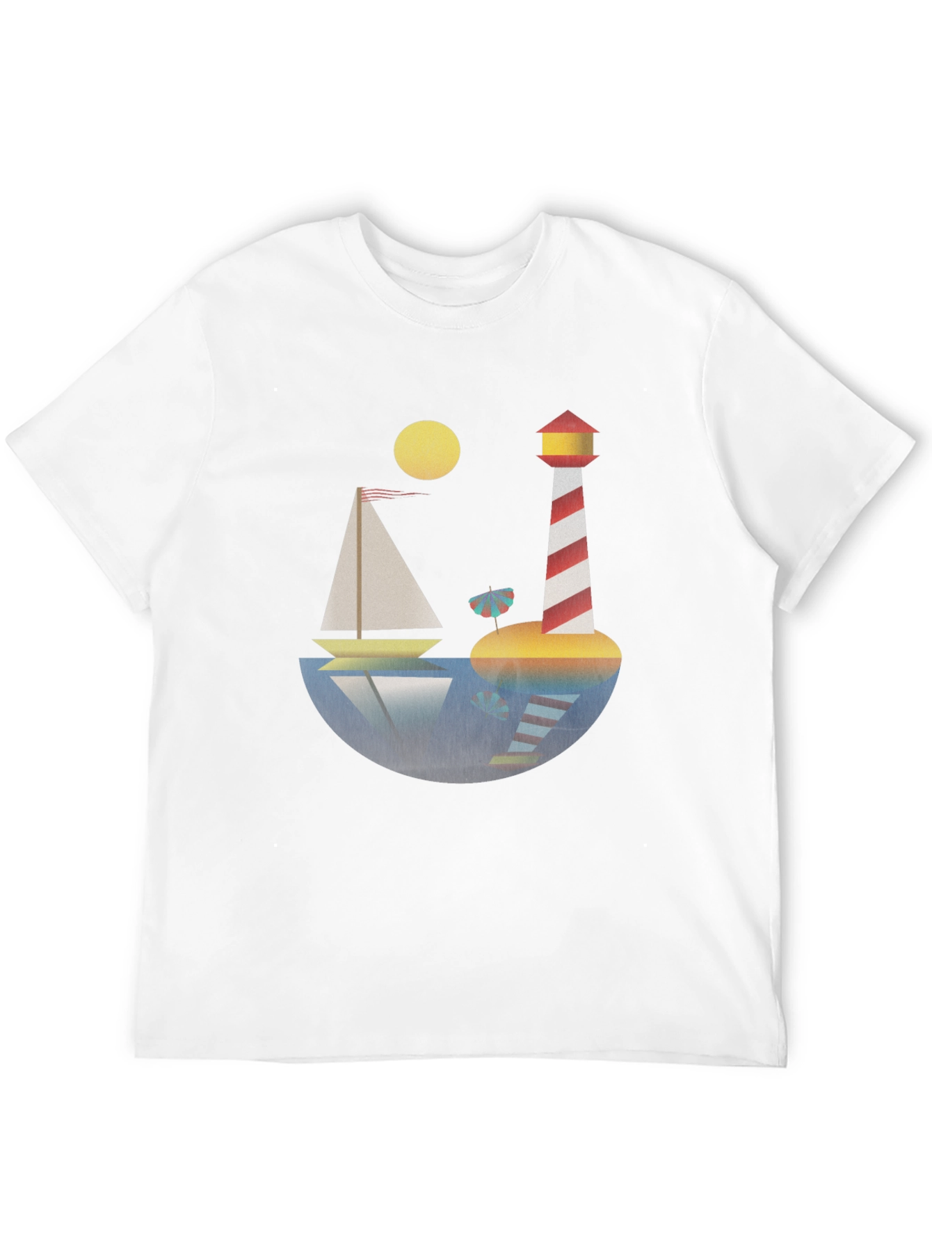 Nautical Lighthouse Graphic T-Shirt - Stylish & Unique