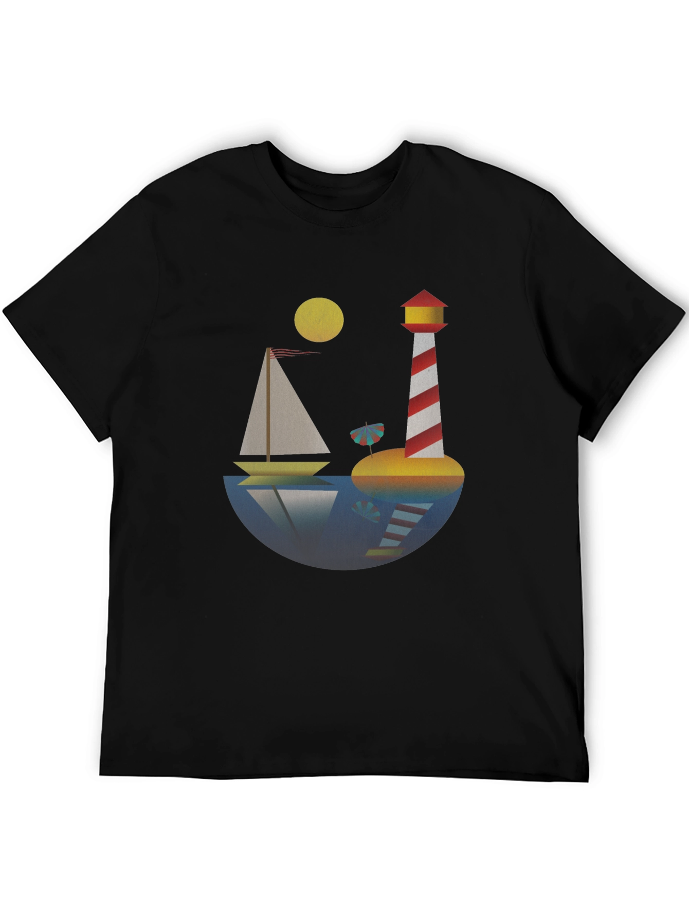 Nautical Lighthouse Graphic T-Shirt - Stylish & Unique