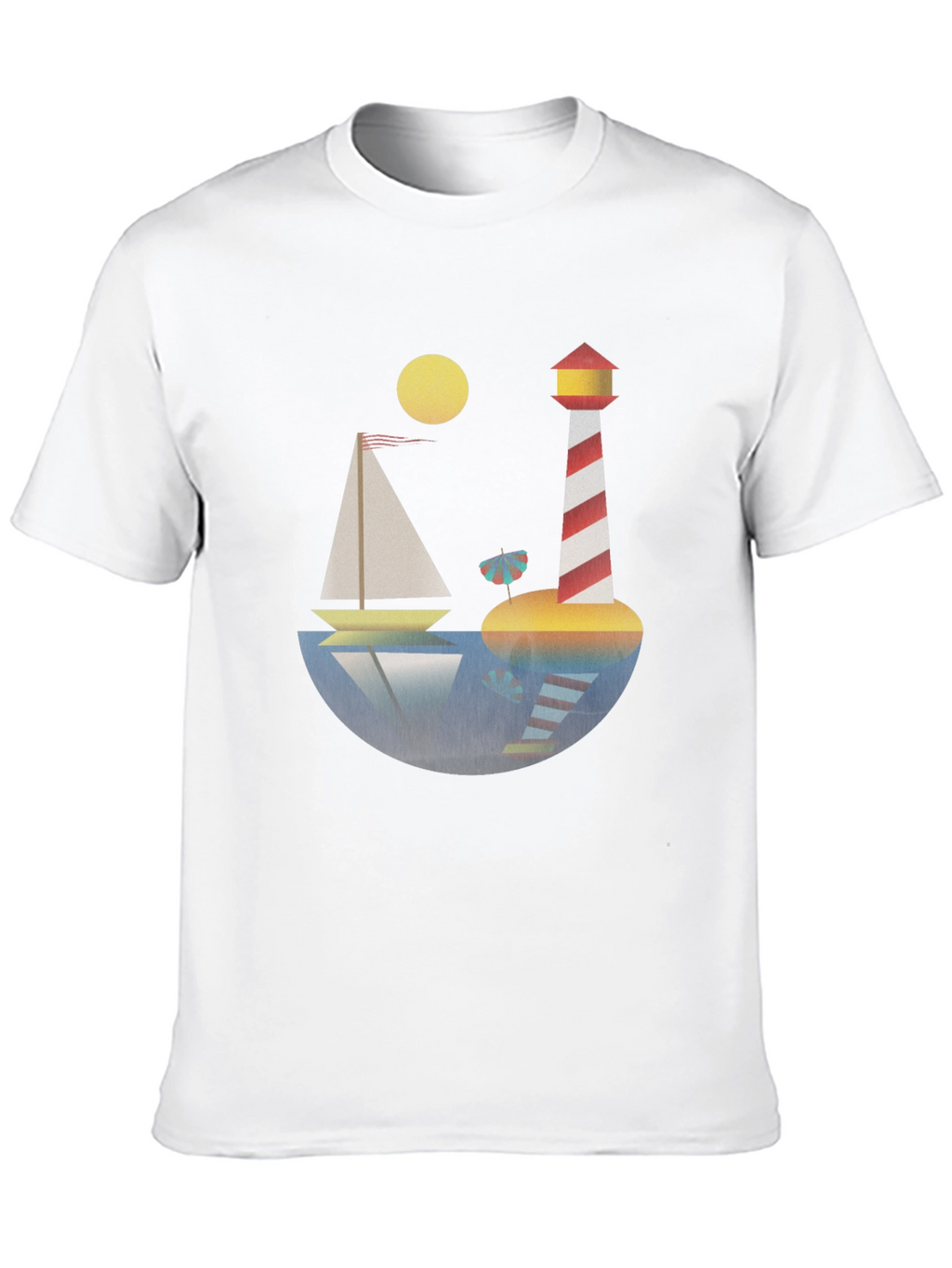 Nautical Lighthouse Graphic T-Shirt - Stylish & Unique