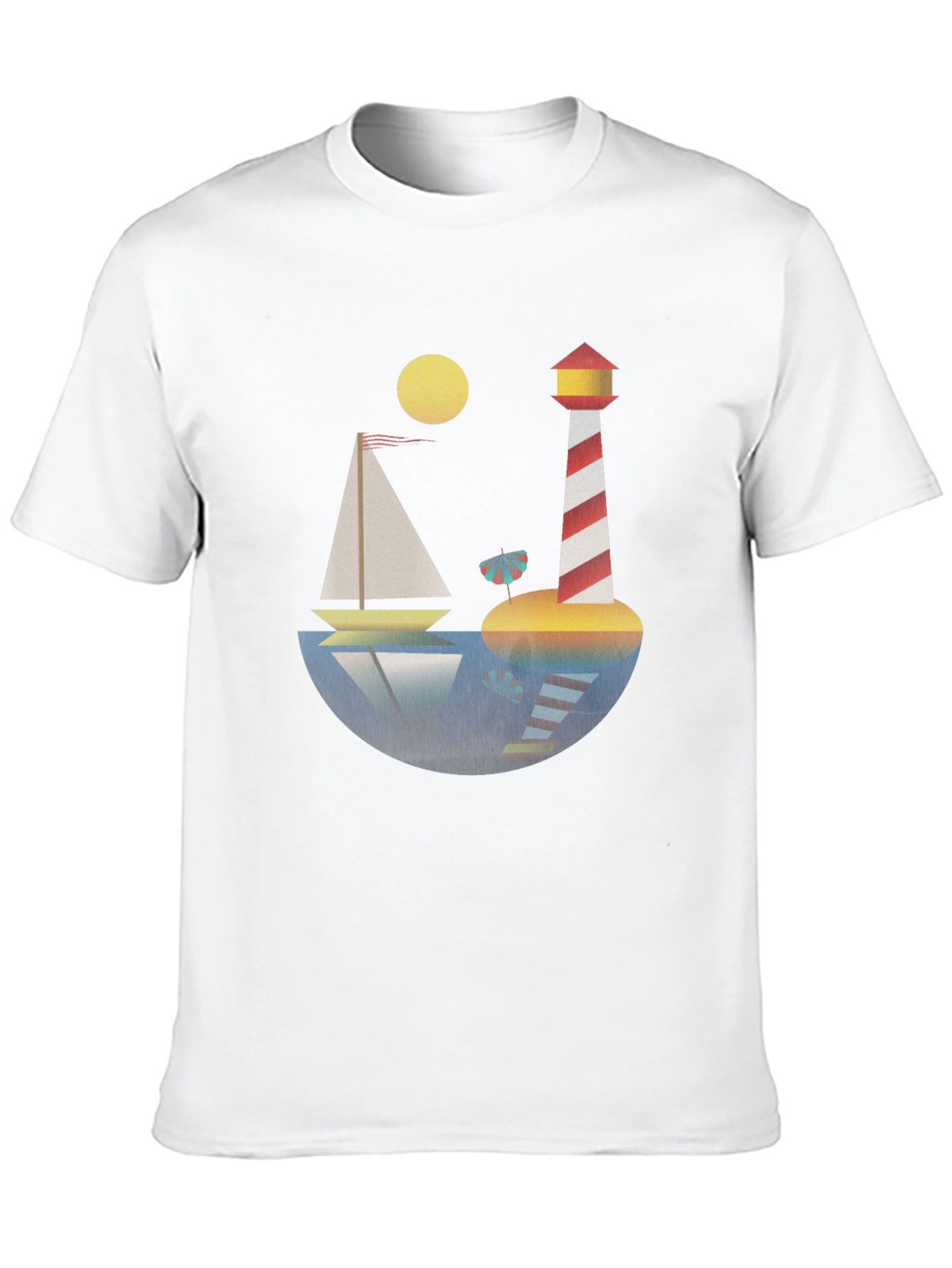 Nautical Lighthouse Graphic T-Shirt - Stylish & Unique