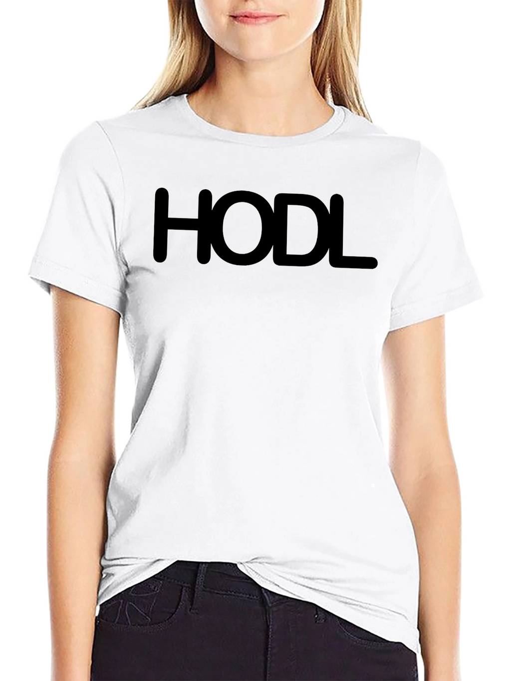 HODL Black Graphic Tee - Crypto Investor T-Shirt
