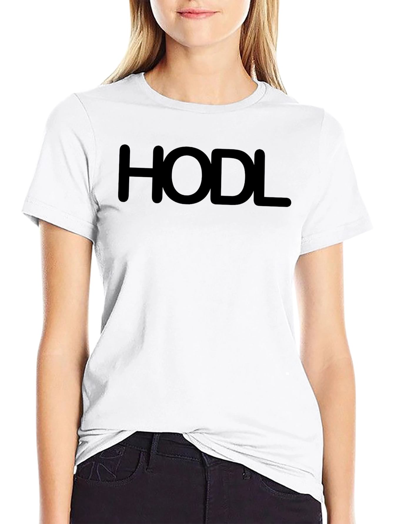 HODL Black Graphic Tee - Crypto Investor T-Shirt
