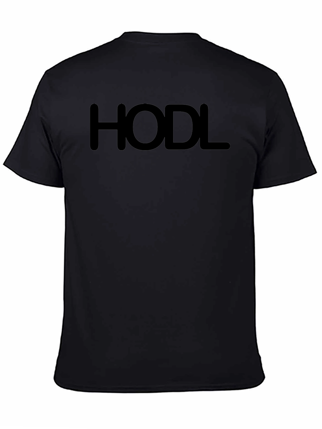 HODL Black Graphic Tee - Crypto Investor T-Shirt