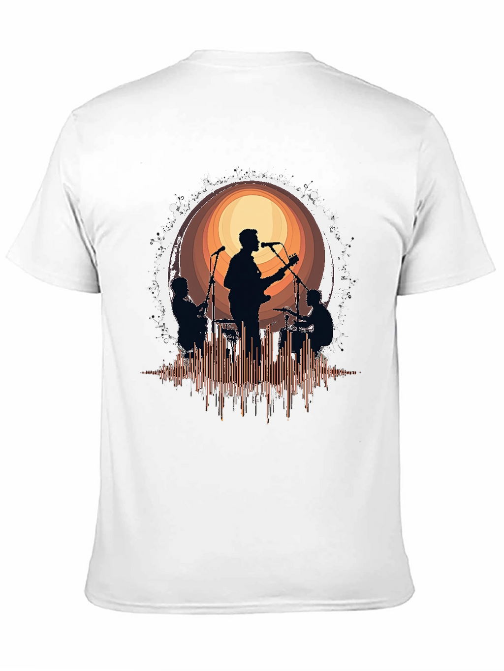 Band Silhouette Graphic T-Shirt - Music Lover Tee