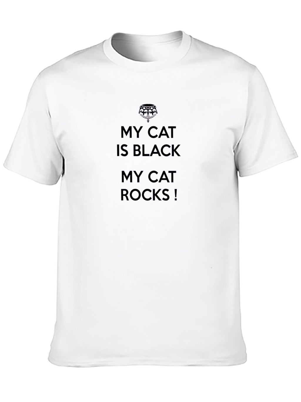Black Cat Rocks Graphic Tee - Mens