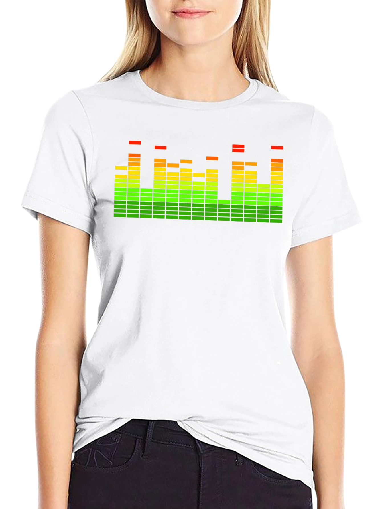 Equalizer Graphic Print T-Shirt - Music Lover