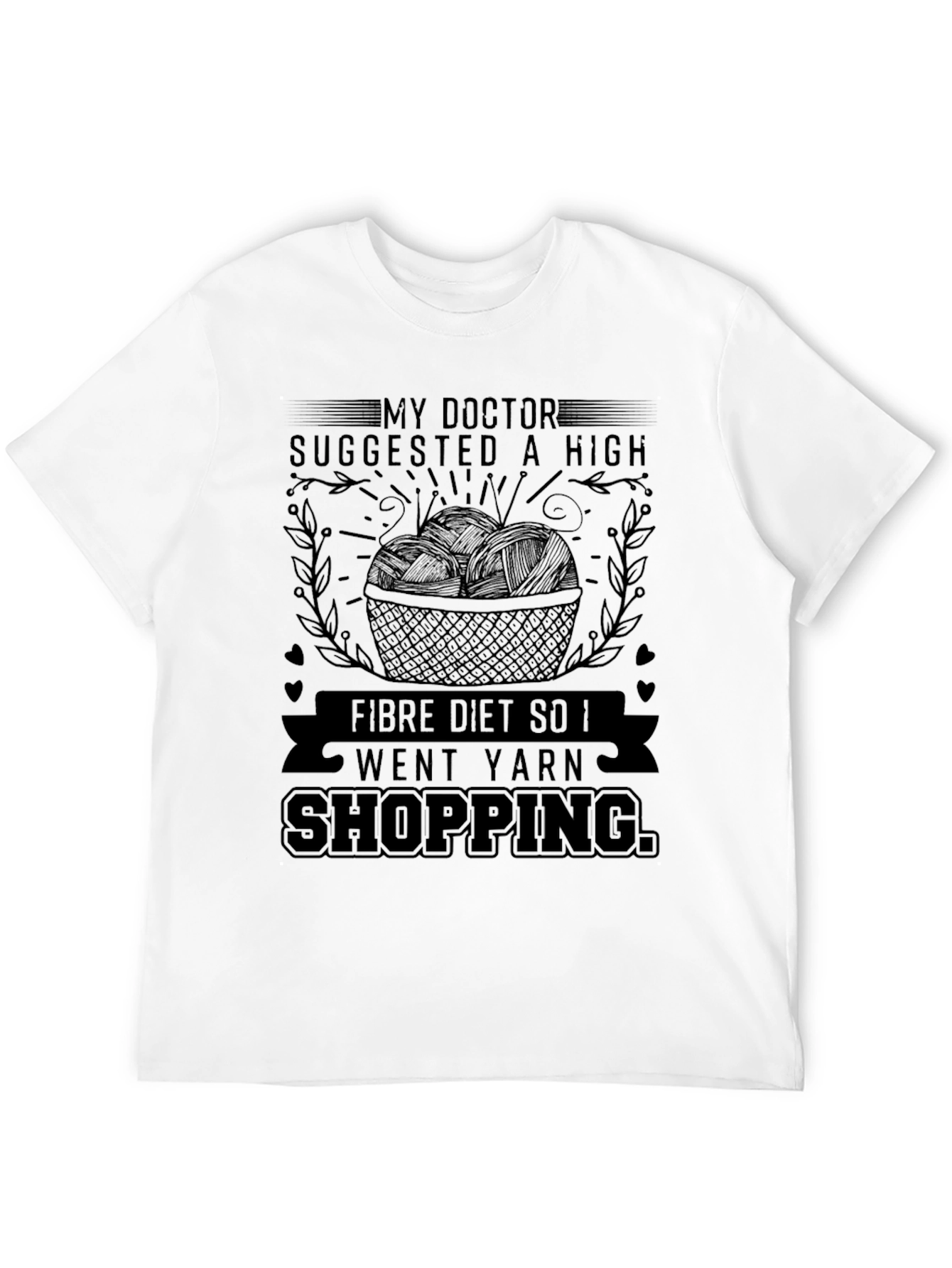 High Fiber Yarn Shopping T-Shirt