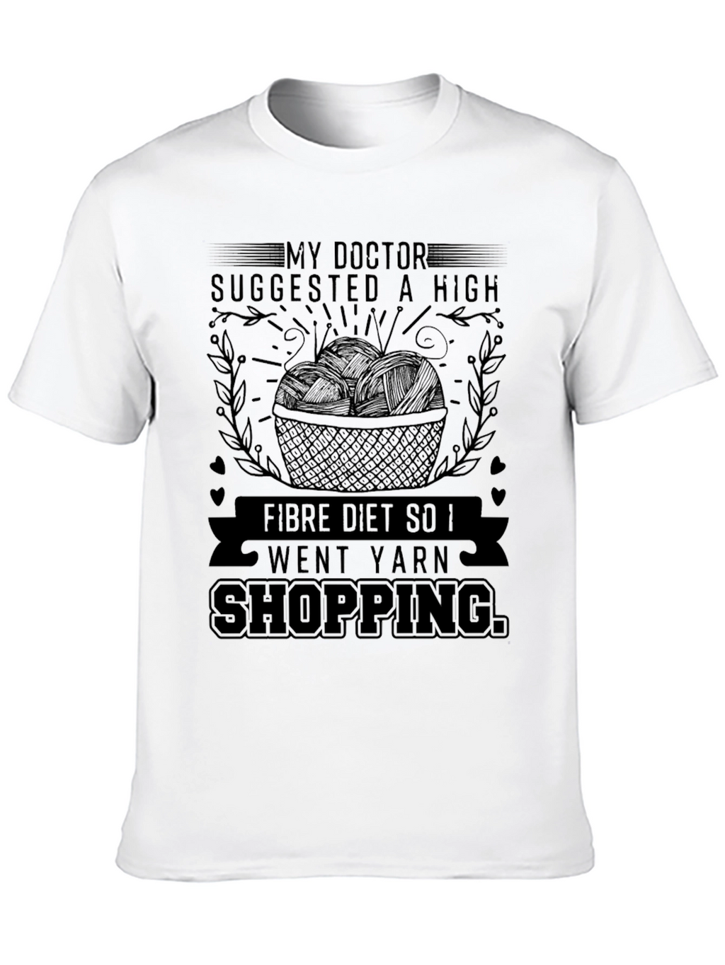 High Fiber Yarn Shopping T-Shirt