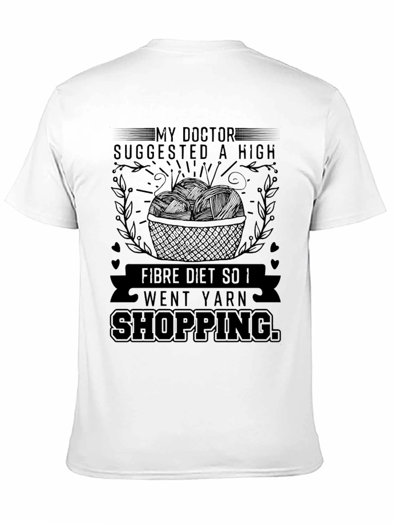 High Fiber Yarn Shopping T-Shirt