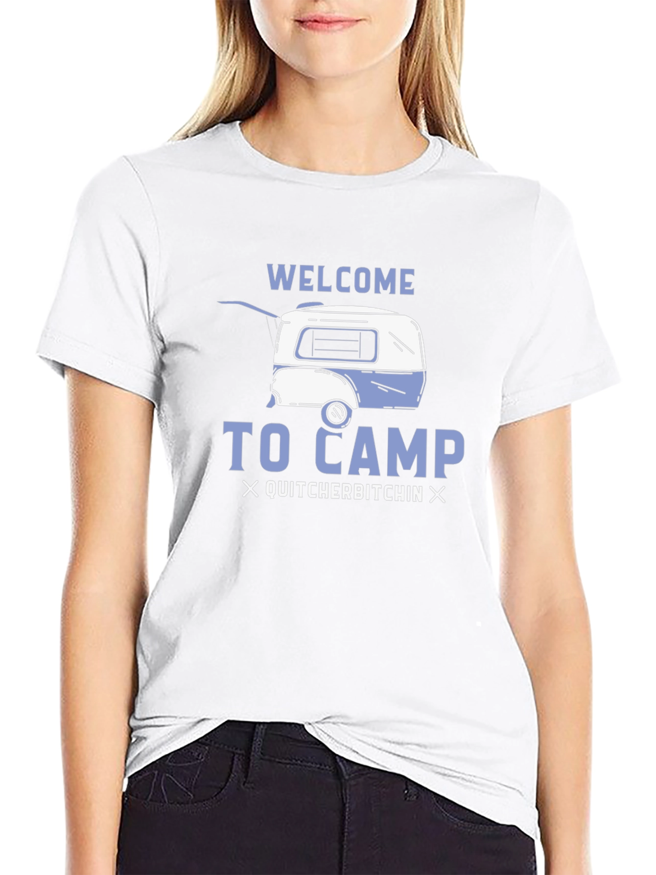 Welcome to Camp Novelty Graphic T-Shirt