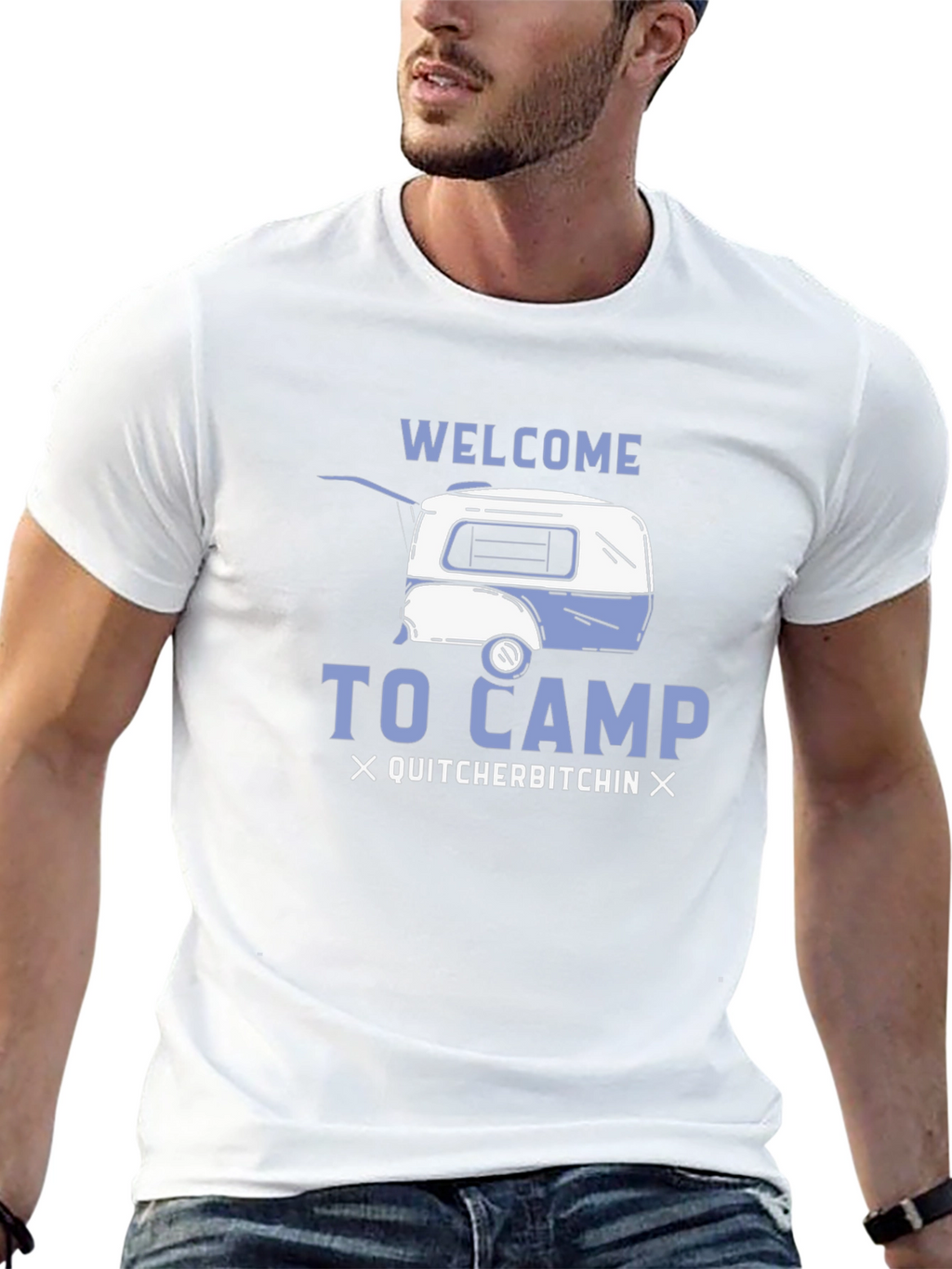 Welcome to Camp Novelty Graphic T-Shirt