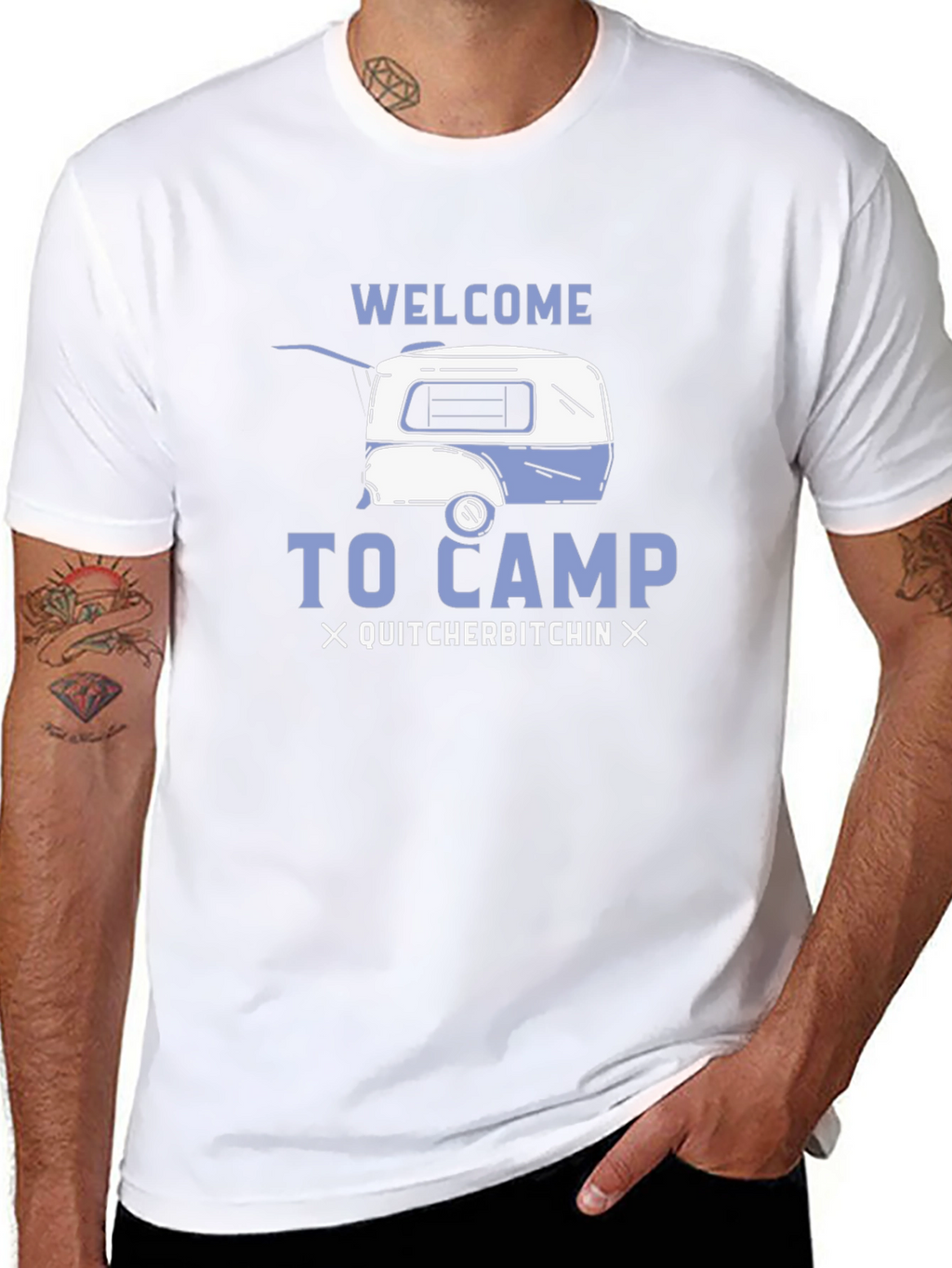 Welcome to Camp Novelty Graphic T-Shirt