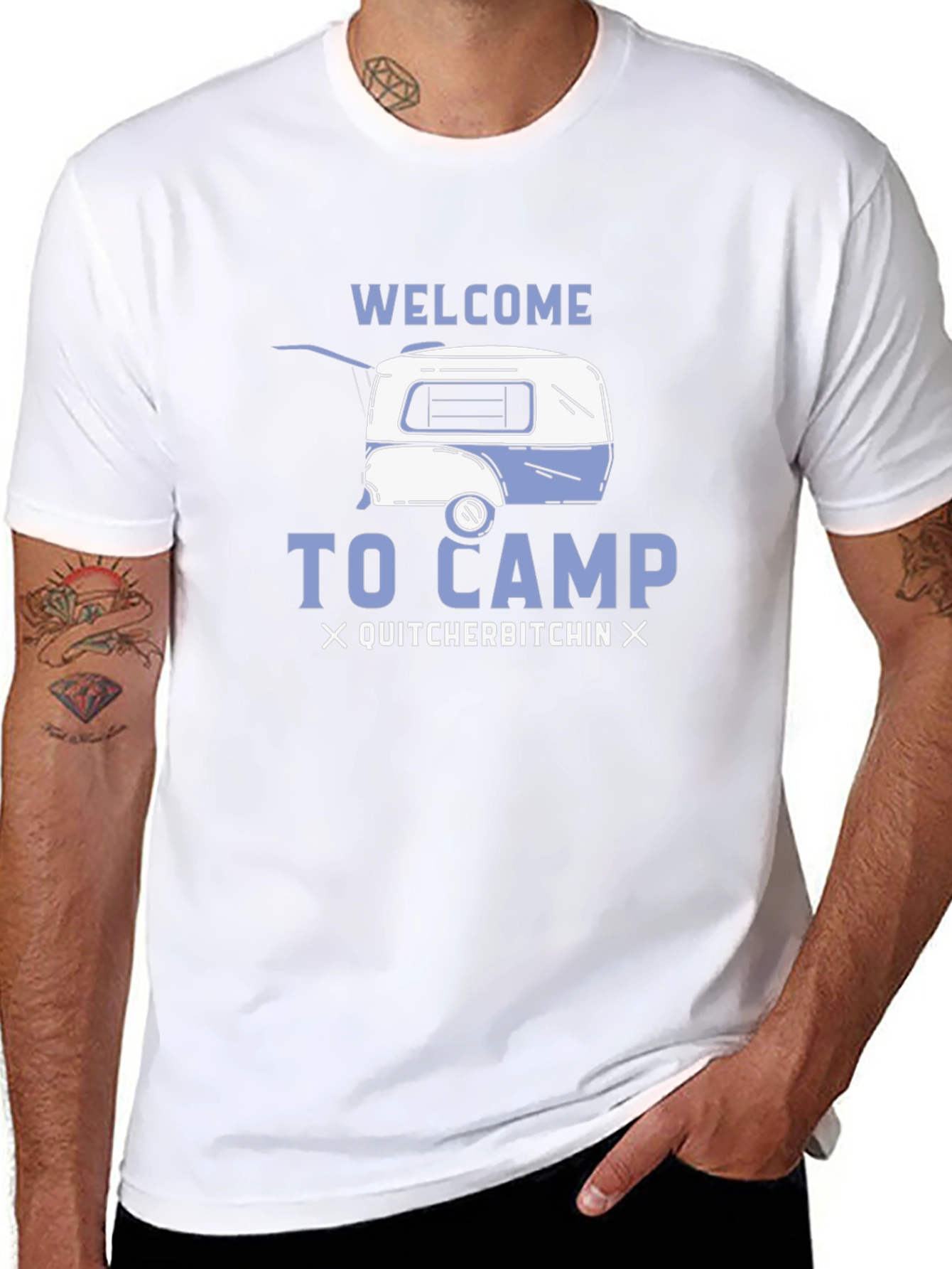 Welcome to Camp Novelty Graphic T-Shirt