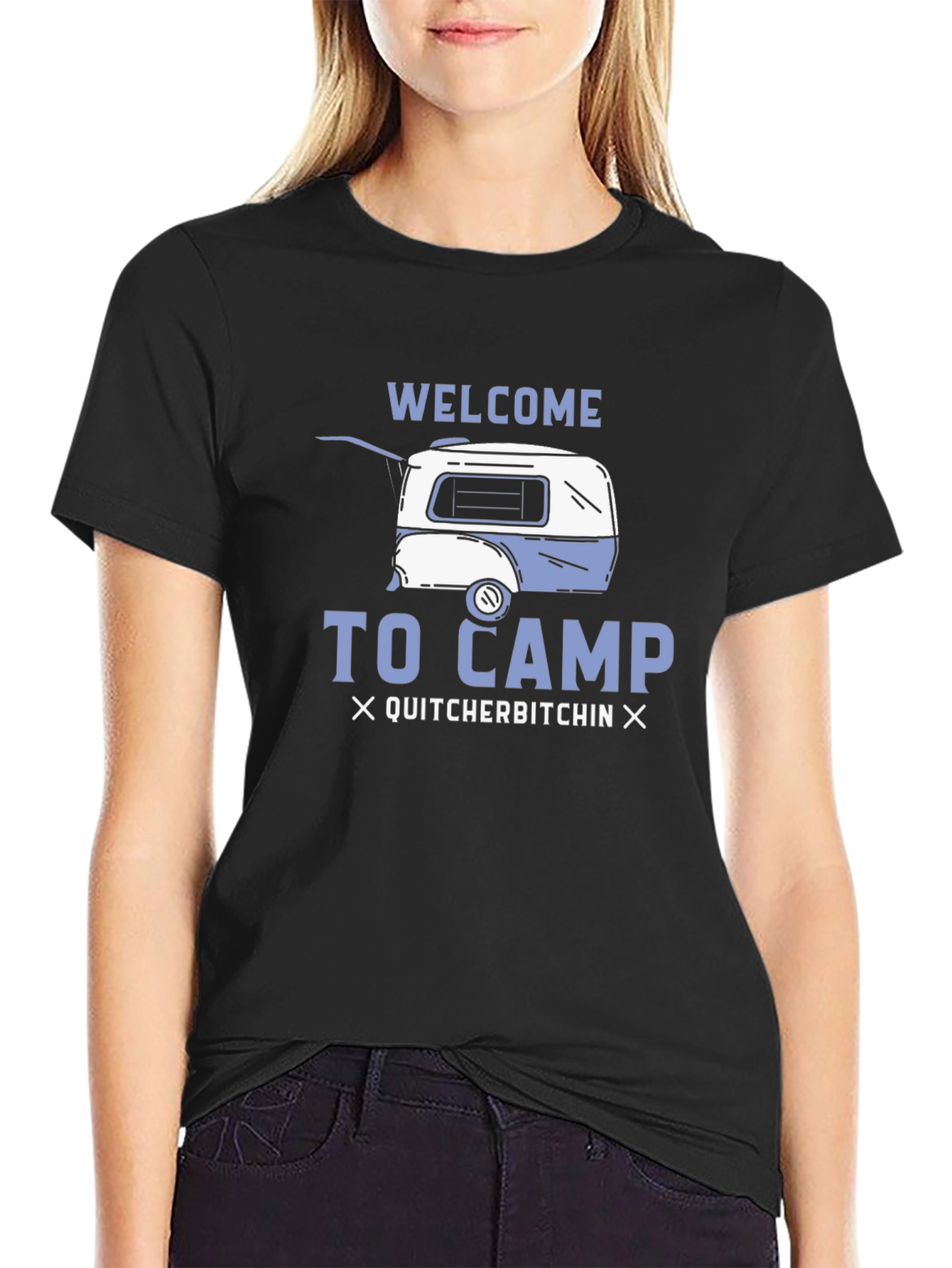 Welcome to Camp Novelty Graphic T-Shirt
