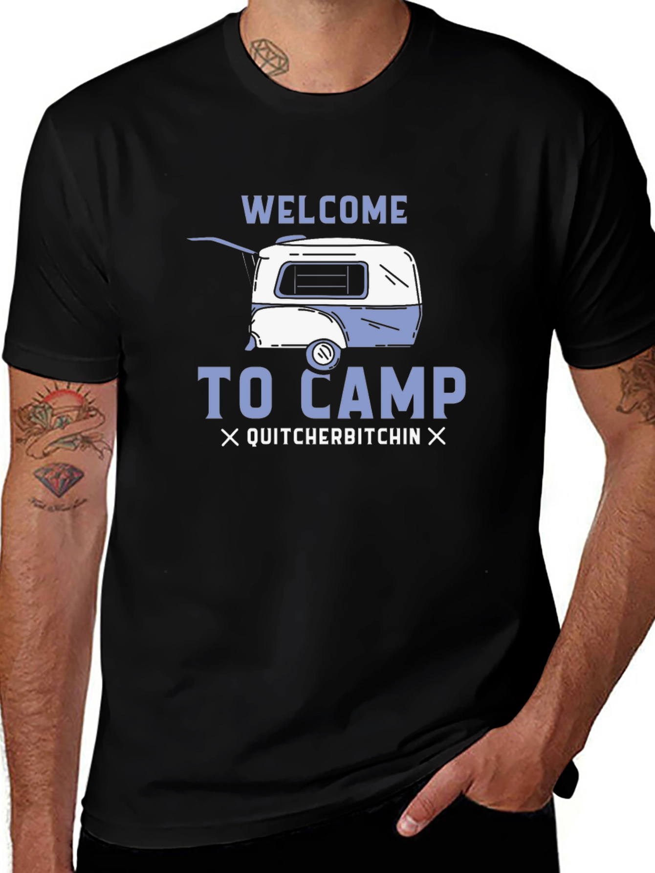Welcome to Camp Novelty Graphic T-Shirt