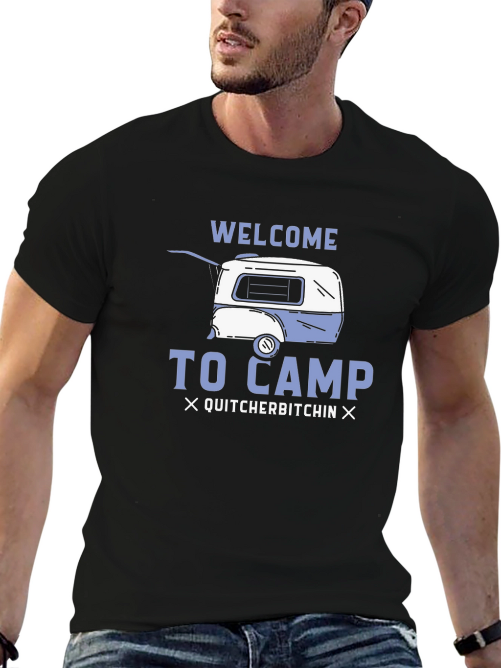 Welcome to Camp Novelty Graphic T-Shirt