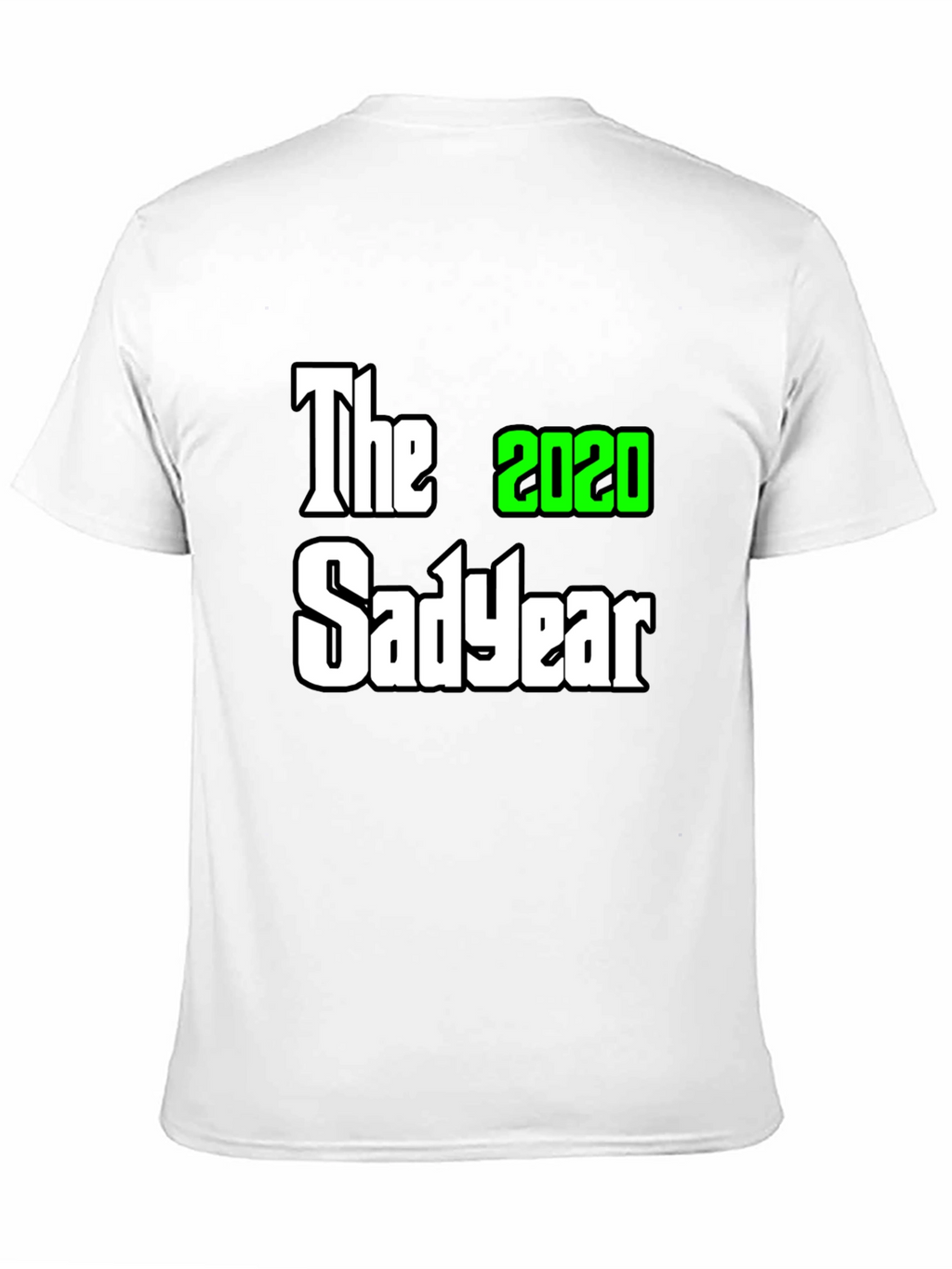 The 2020 Sad Year Graphic Tee - Black