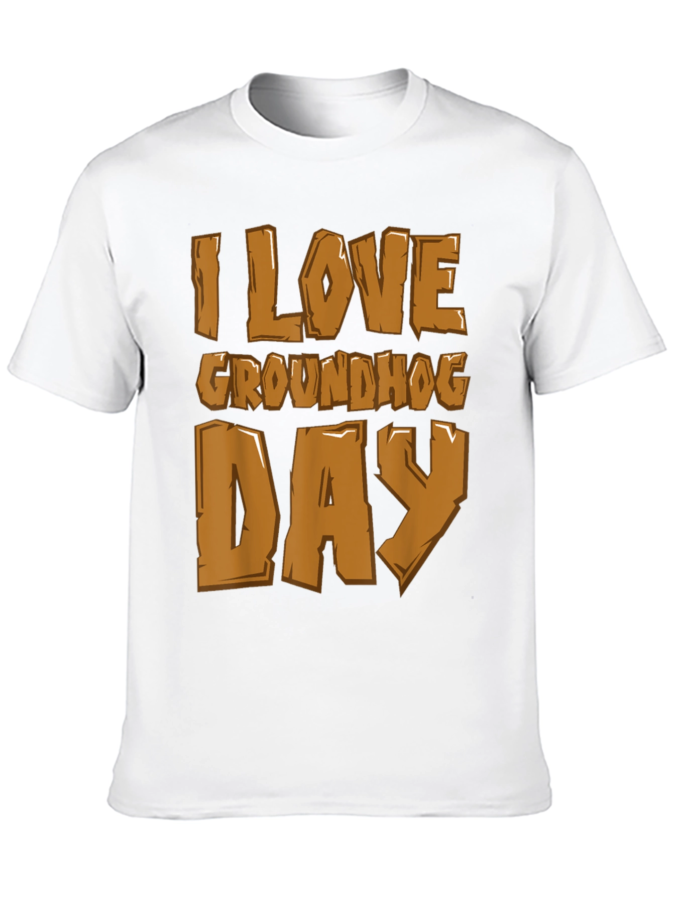 I Love Groundhog Day Graphic Tee - Black