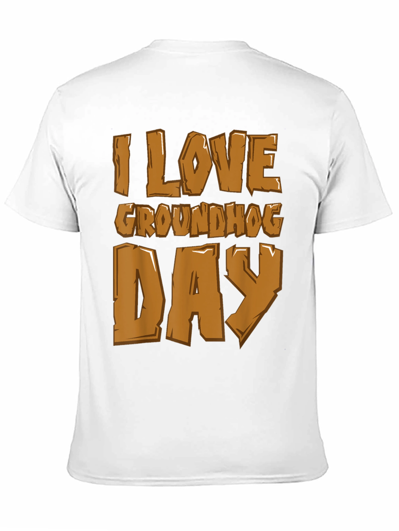 I Love Groundhog Day Graphic Tee - Black
