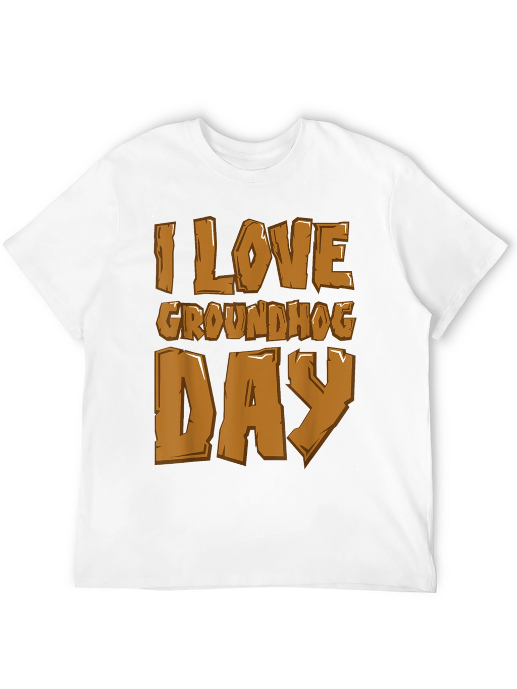I Love Groundhog Day Graphic Tee - Black