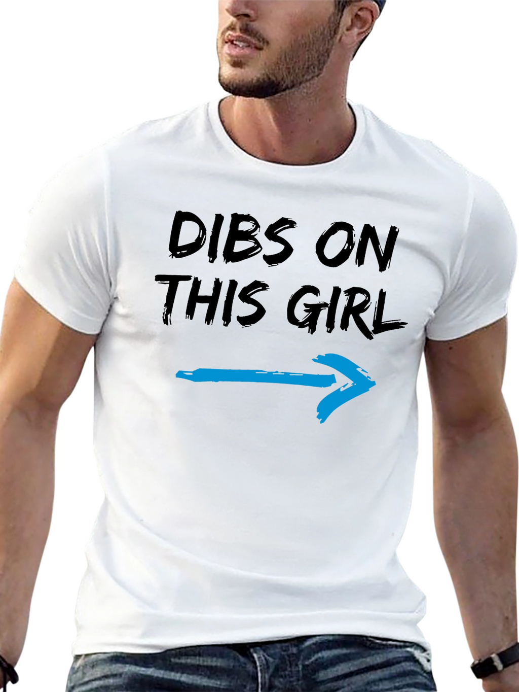 Dibs on This Girl T-Shirt - Funny Graphic Tee