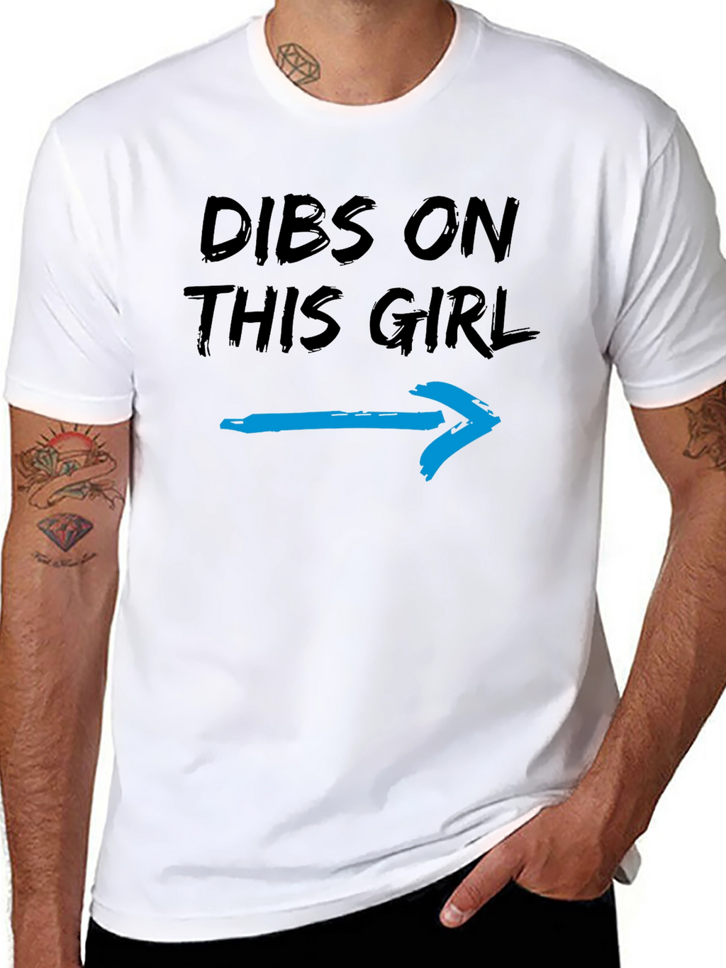 Dibs on This Girl T-Shirt - Funny Graphic Tee