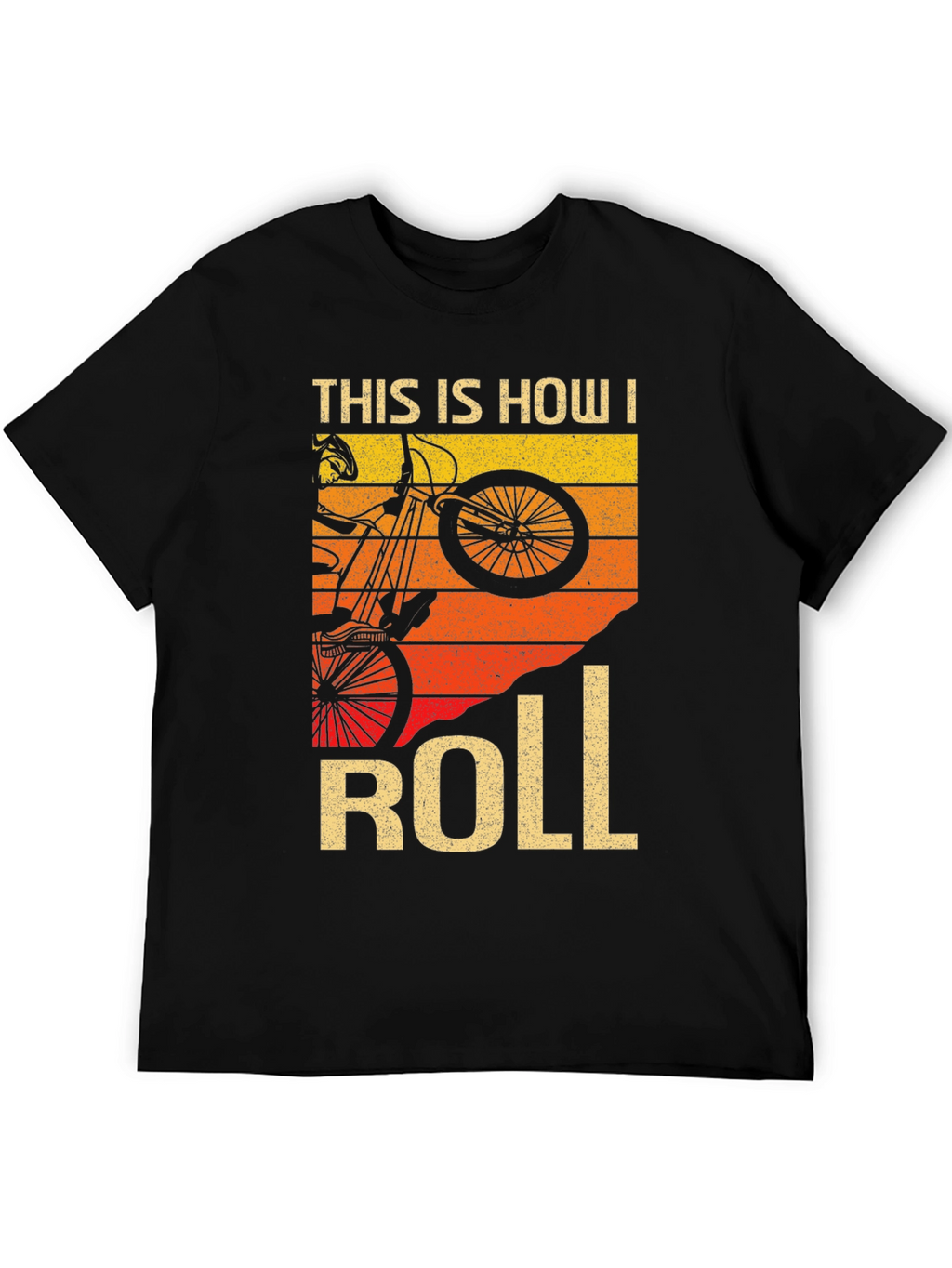 This Is How I Roll Retro Biker T-Shirt