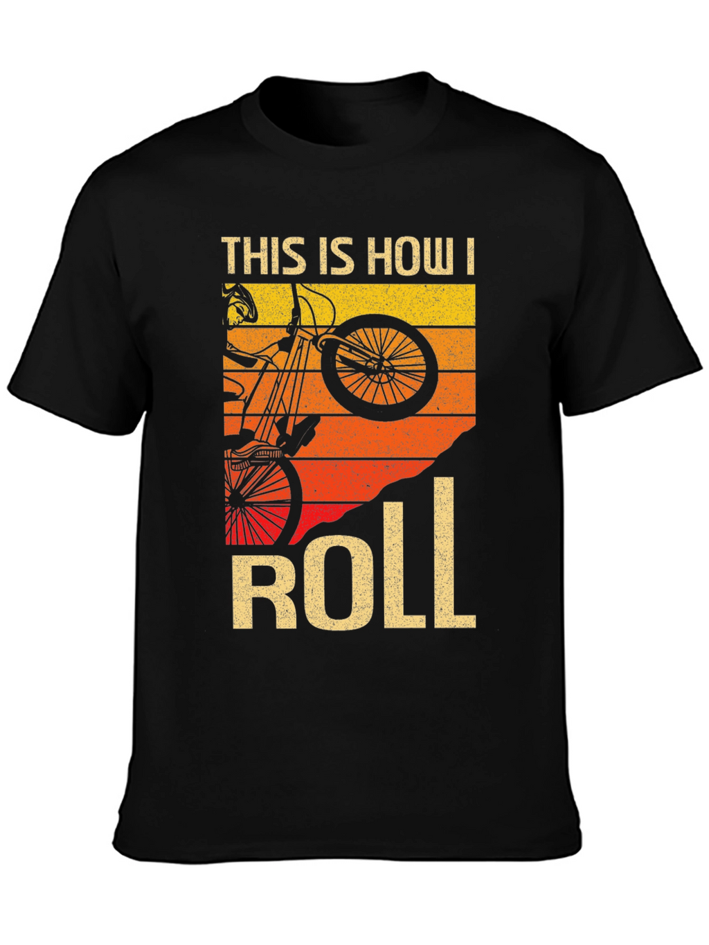 This Is How I Roll Retro Biker T-Shirt