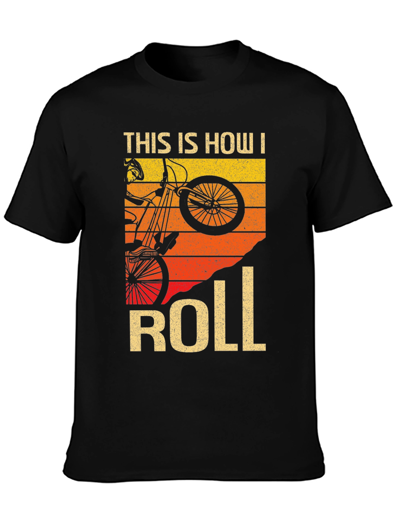 This Is How I Roll Retro Biker T-Shirt