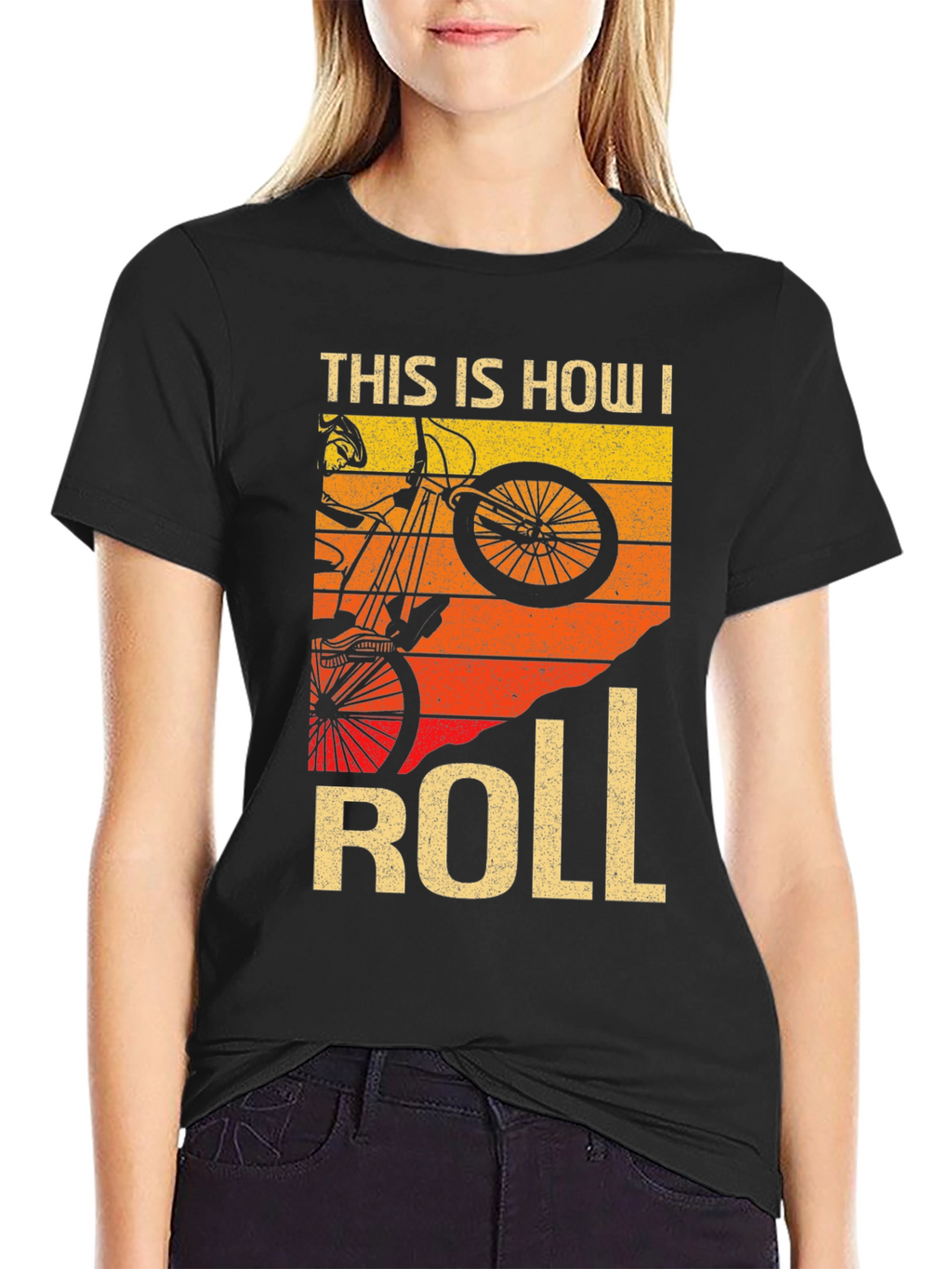 This Is How I Roll Retro Biker T-Shirt