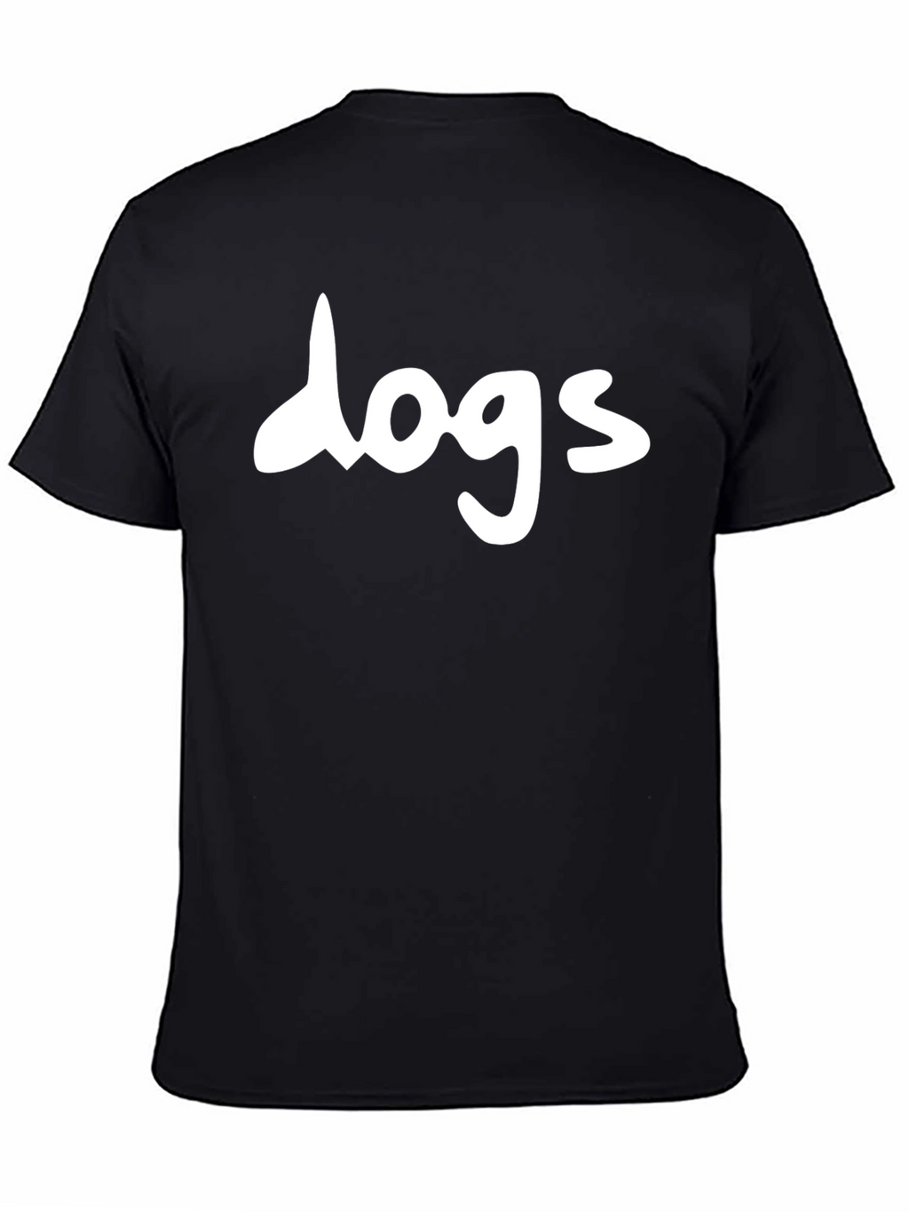 Dogs Graphic Tee - Classic Black Cotton T-Shirt