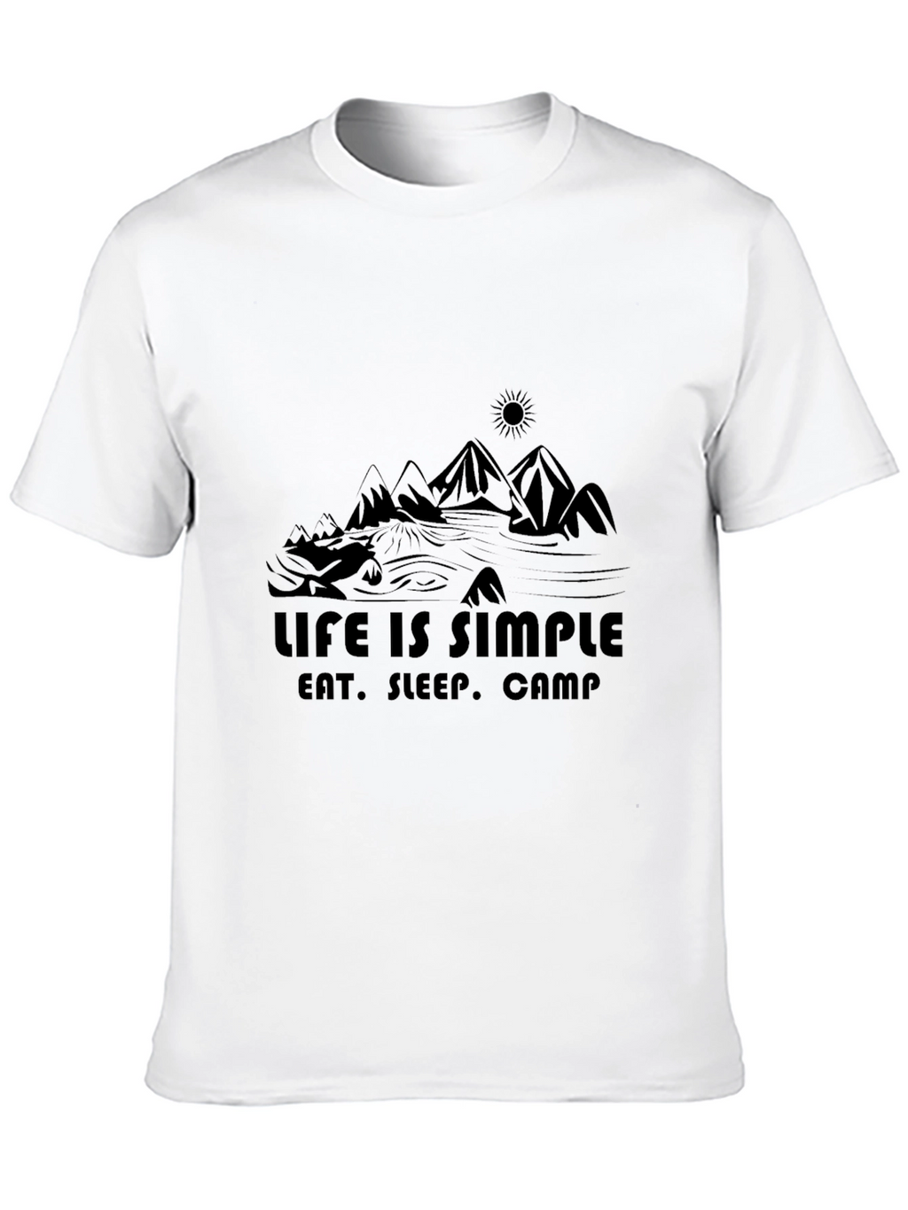 Life is Simple Camping Graphic Tee