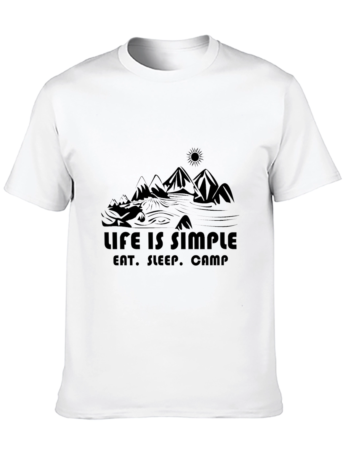 Life is Simple Camping Graphic Tee
