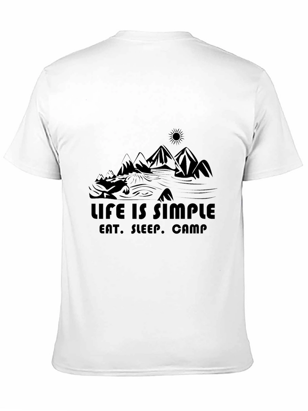 Life is Simple Camping Graphic Tee