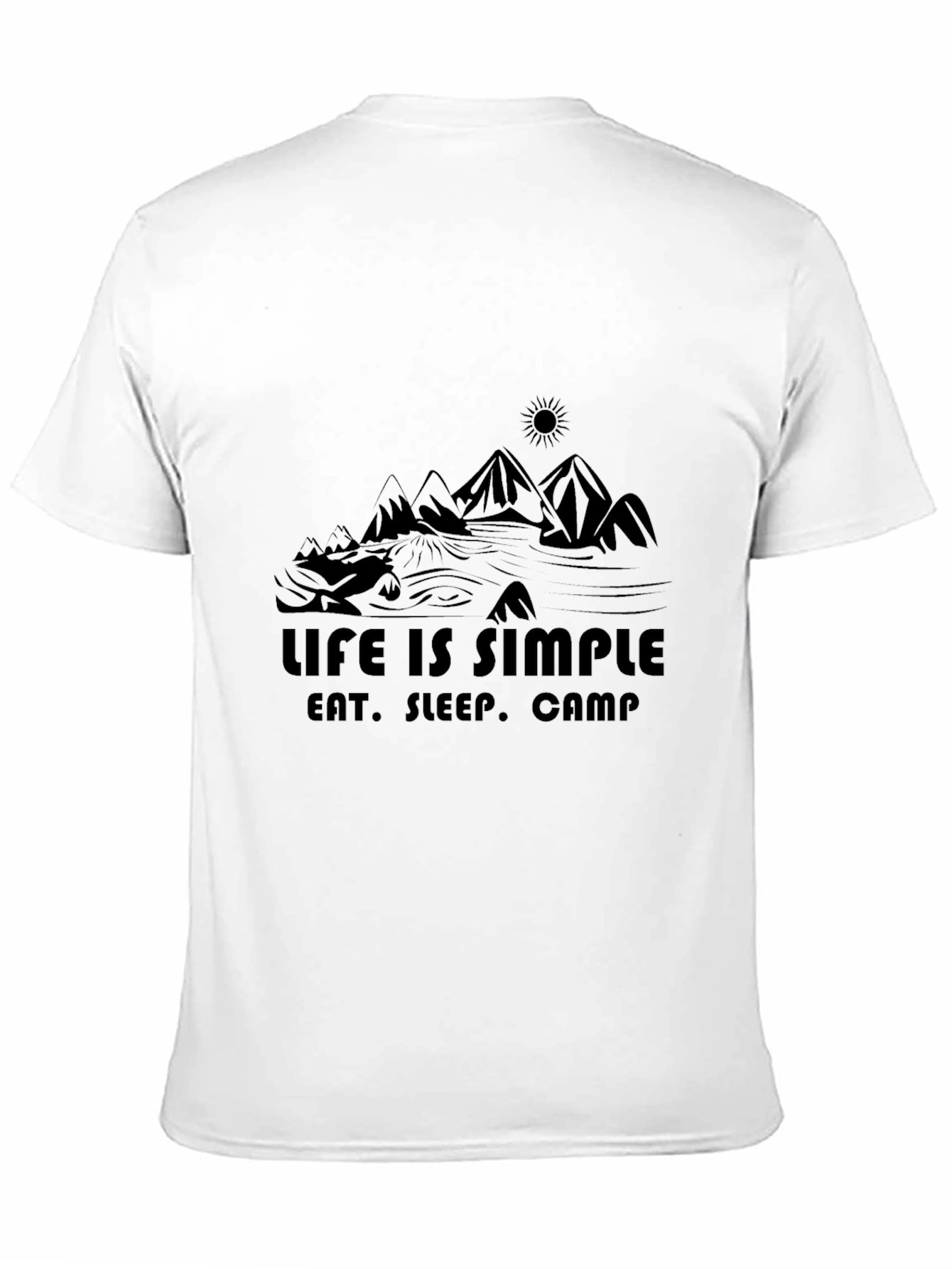 Life is Simple Camping Graphic Tee