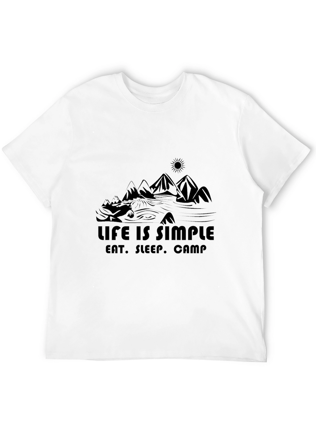 Life is Simple Camping Graphic Tee