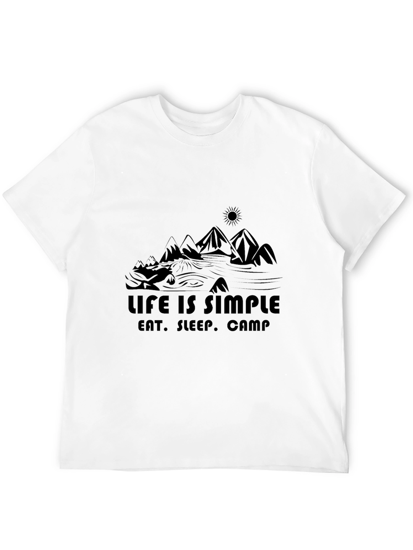 Life is Simple Camping Graphic Tee