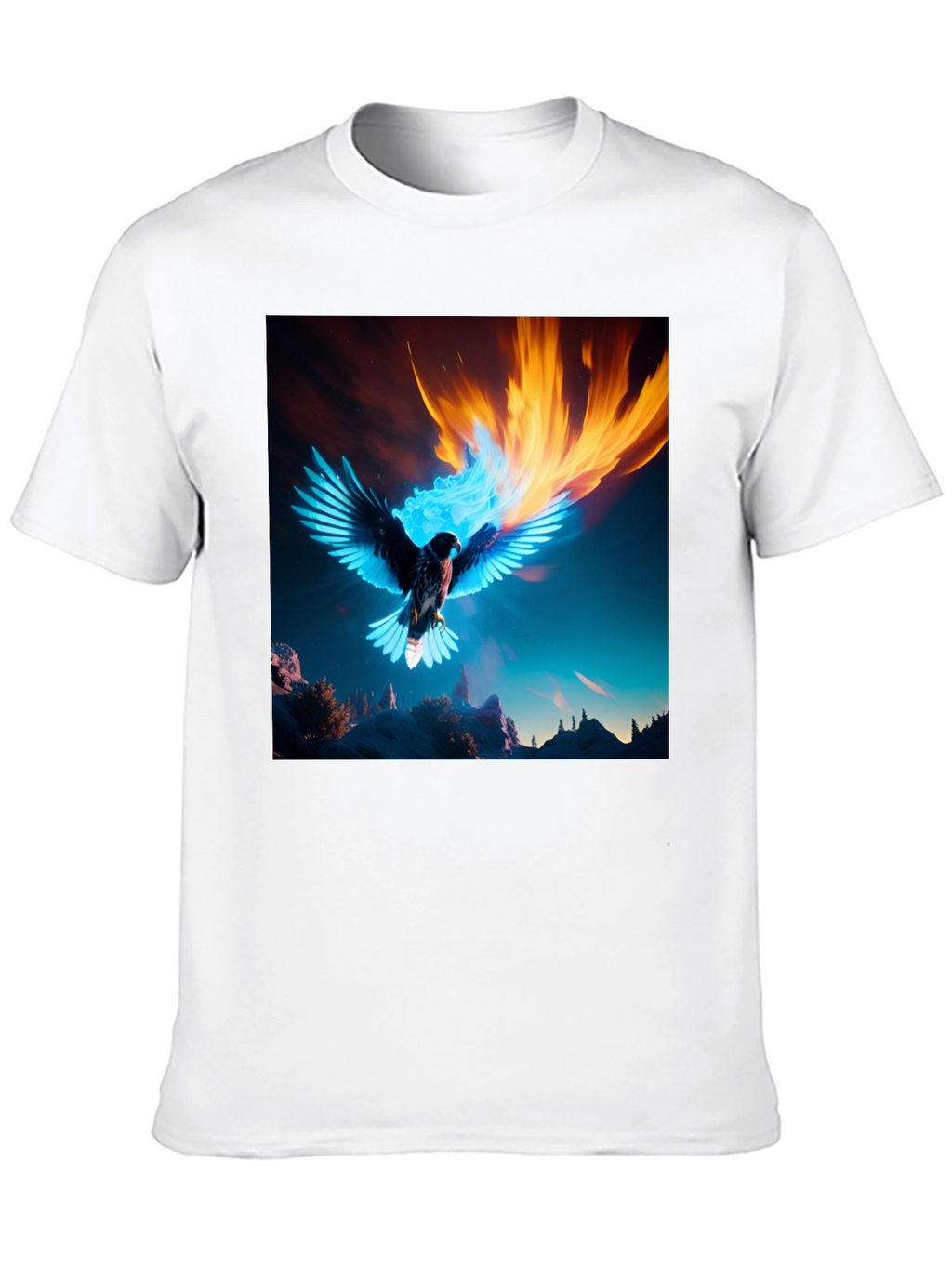 Fiery Eagle Graphic Tee
