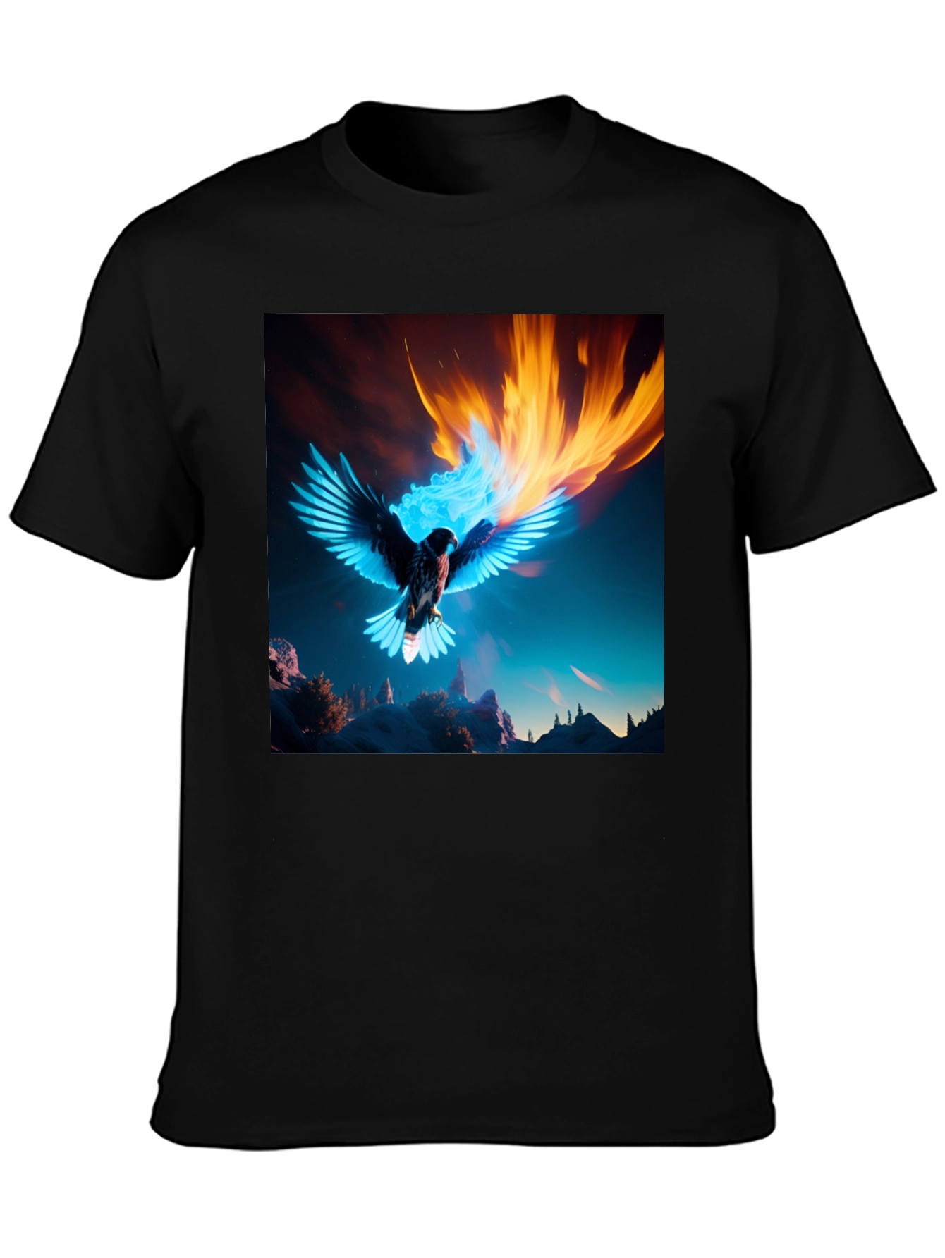 Fiery Eagle Graphic Tee