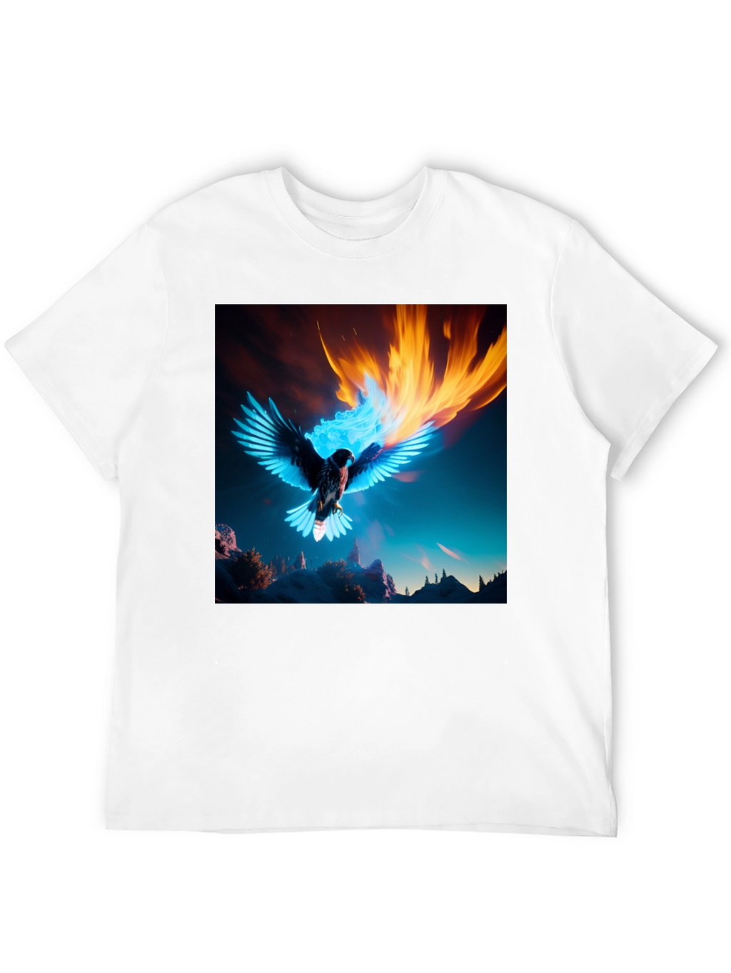Fiery Eagle Graphic Tee
