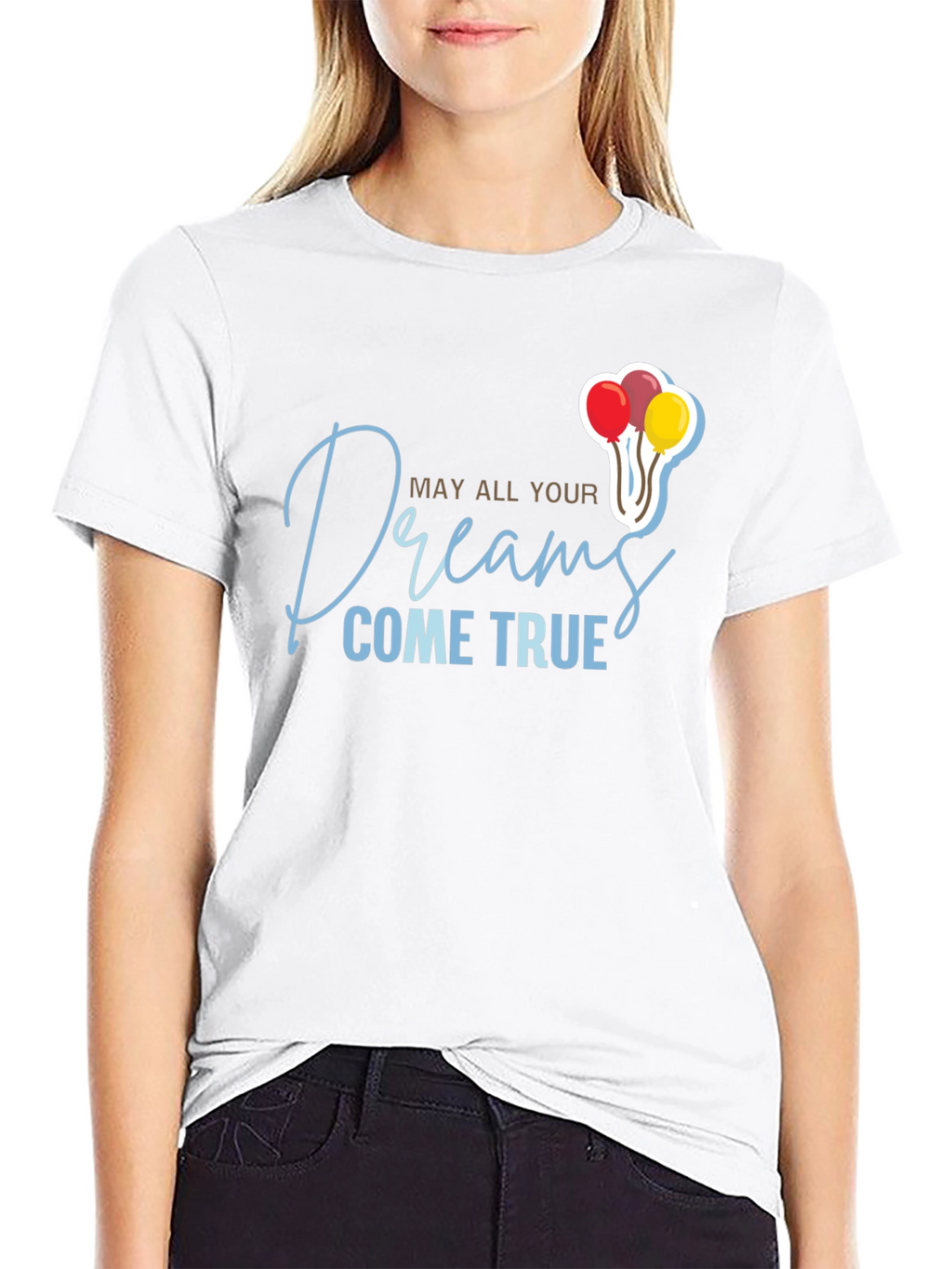 Dreams Come True Black Graphic Tee